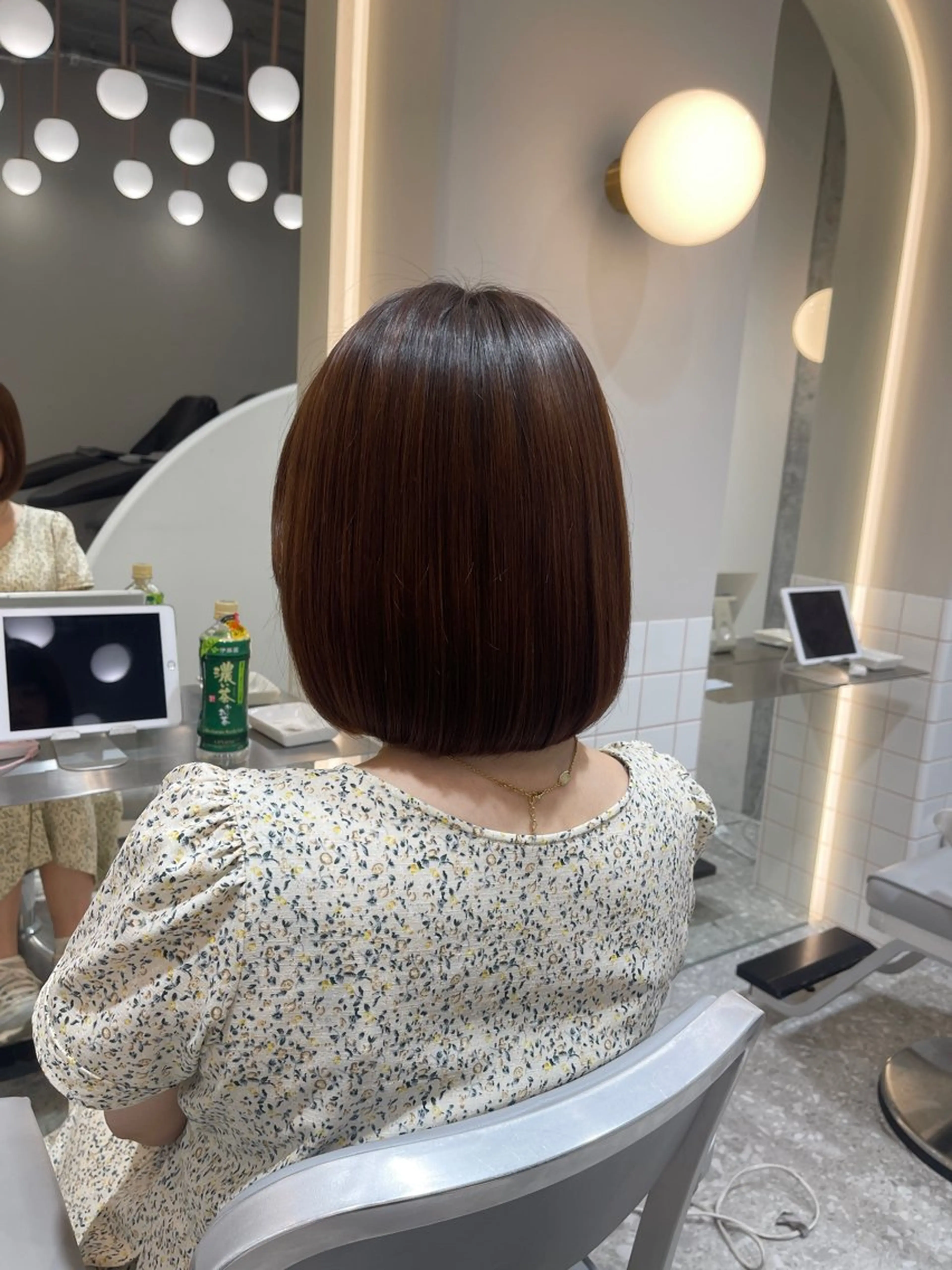 ショート 髪質改善サロン　sea shinjuku所属・新宿/韓国風レイヤー /艶カラーRionaのヘアスタイル