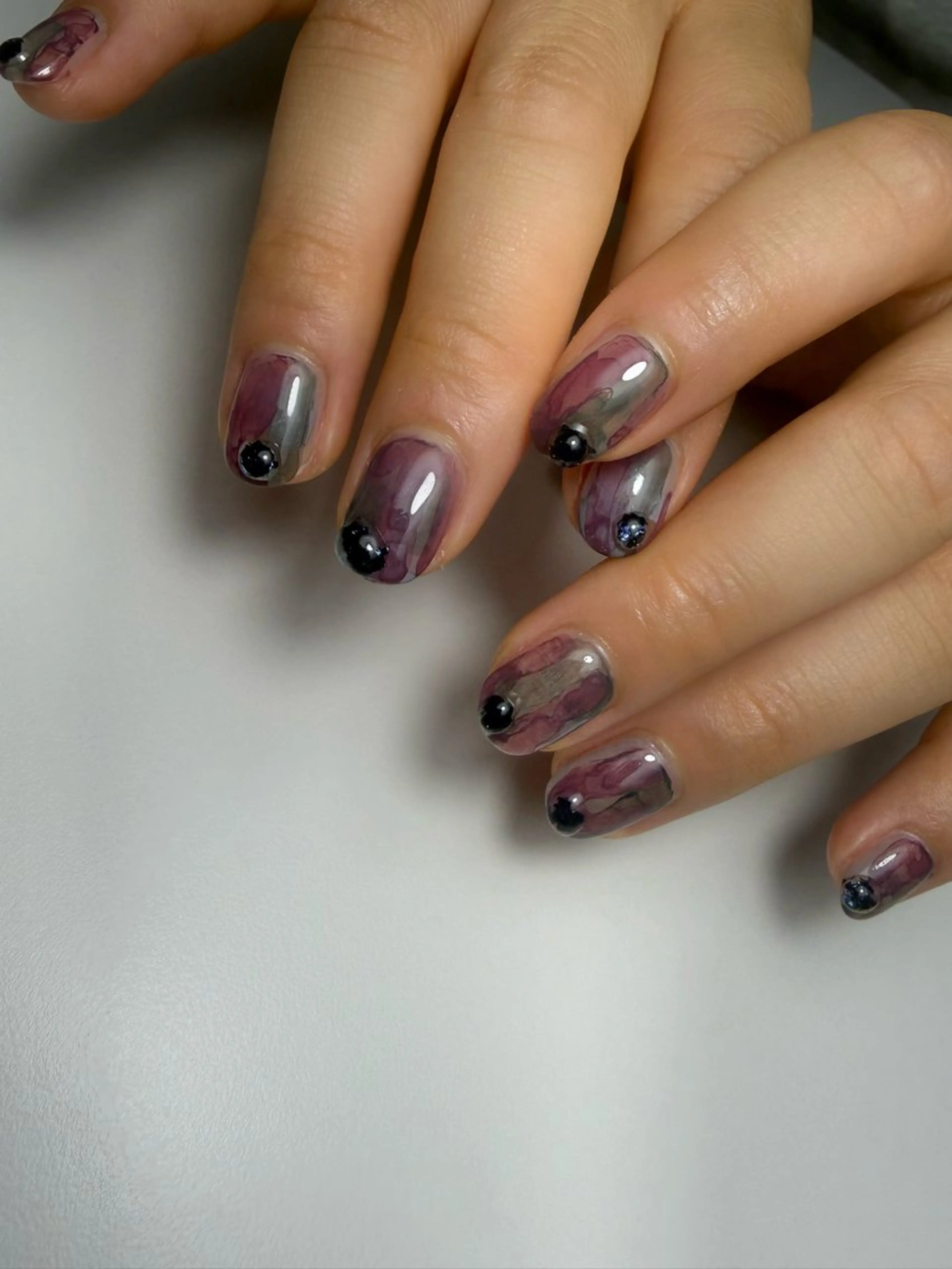 ネイル アートネイル ニュアンスネイル 北小岩ネイリスト吉田 由圭のネイルデザイン