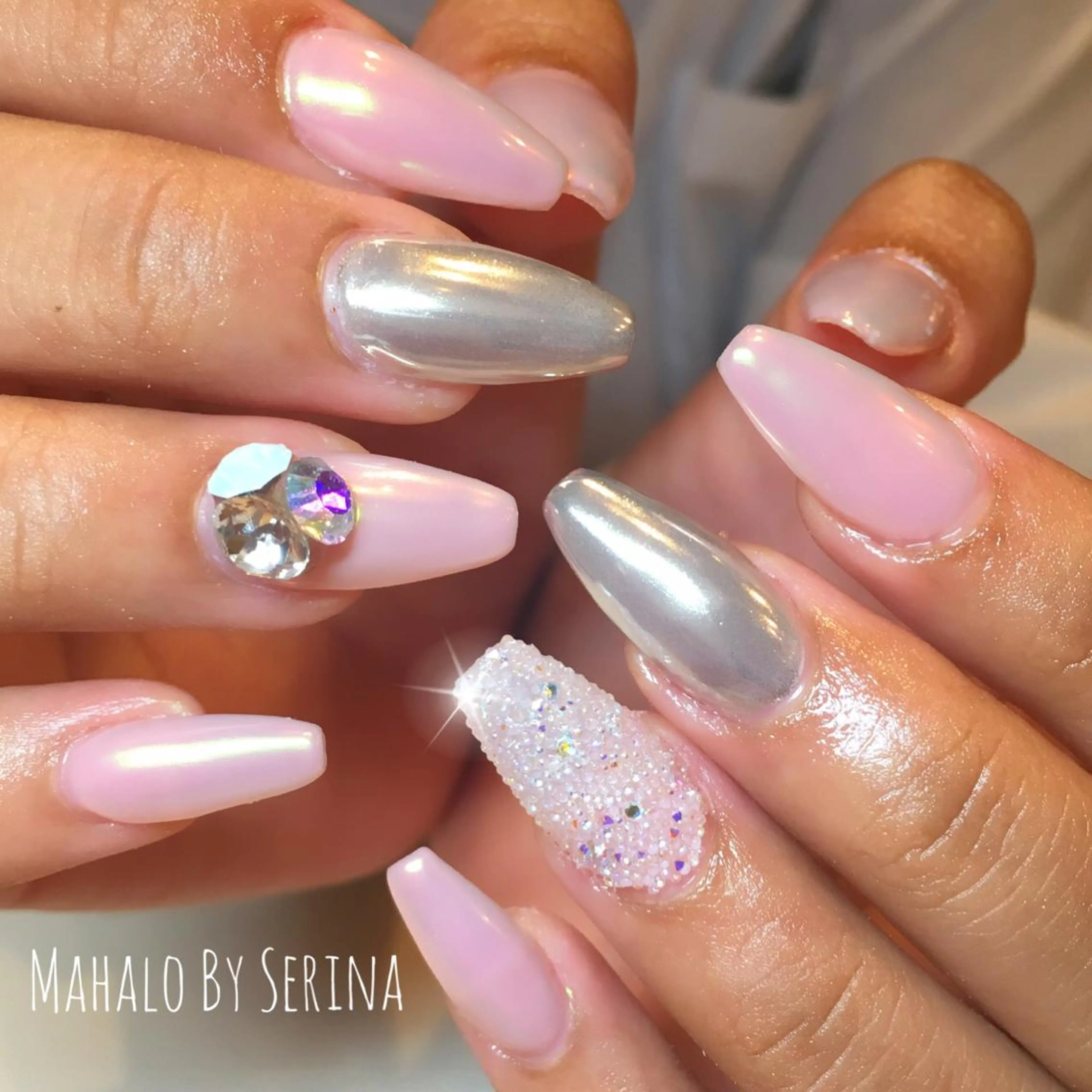 ロング カラー ネイル スカルプネイル SUNNY BAE. SERINAのネイルデザイン