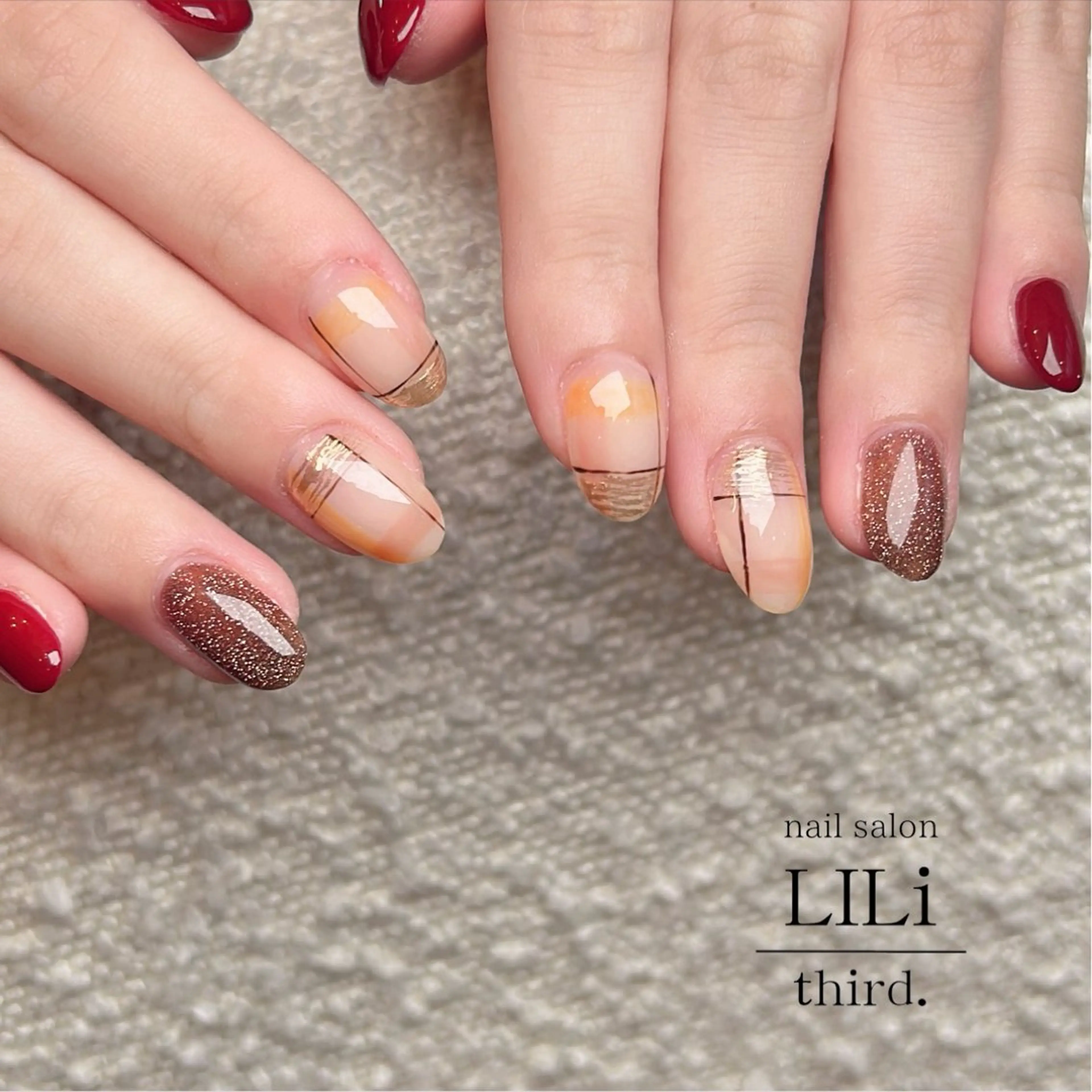 ネイル nail salon LILi third.所属・Saya ᵕ̈*のネイルデザイン