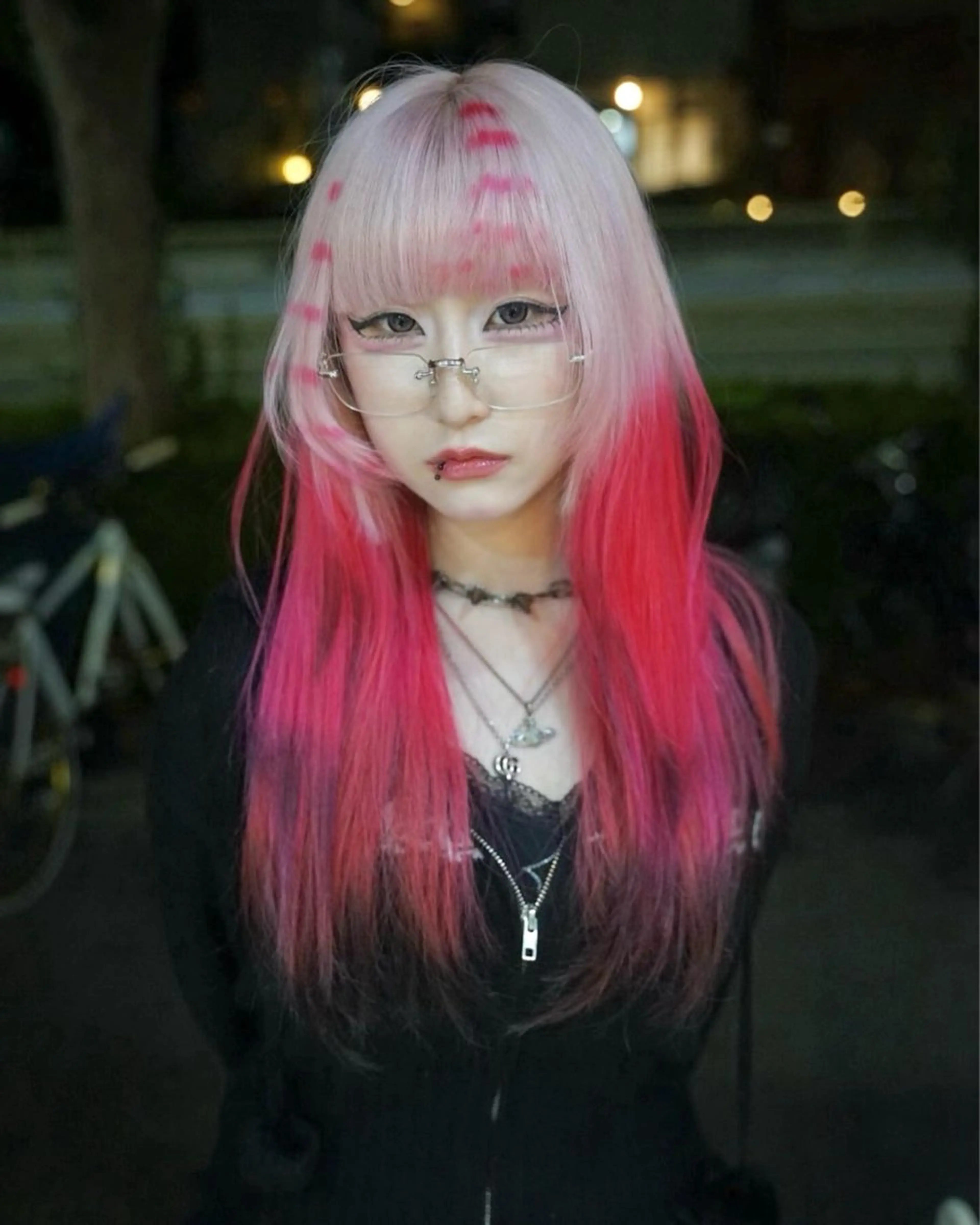 カラー 原宿/ハイトーン ⭐︎airi⭐︎のヘアスタイル