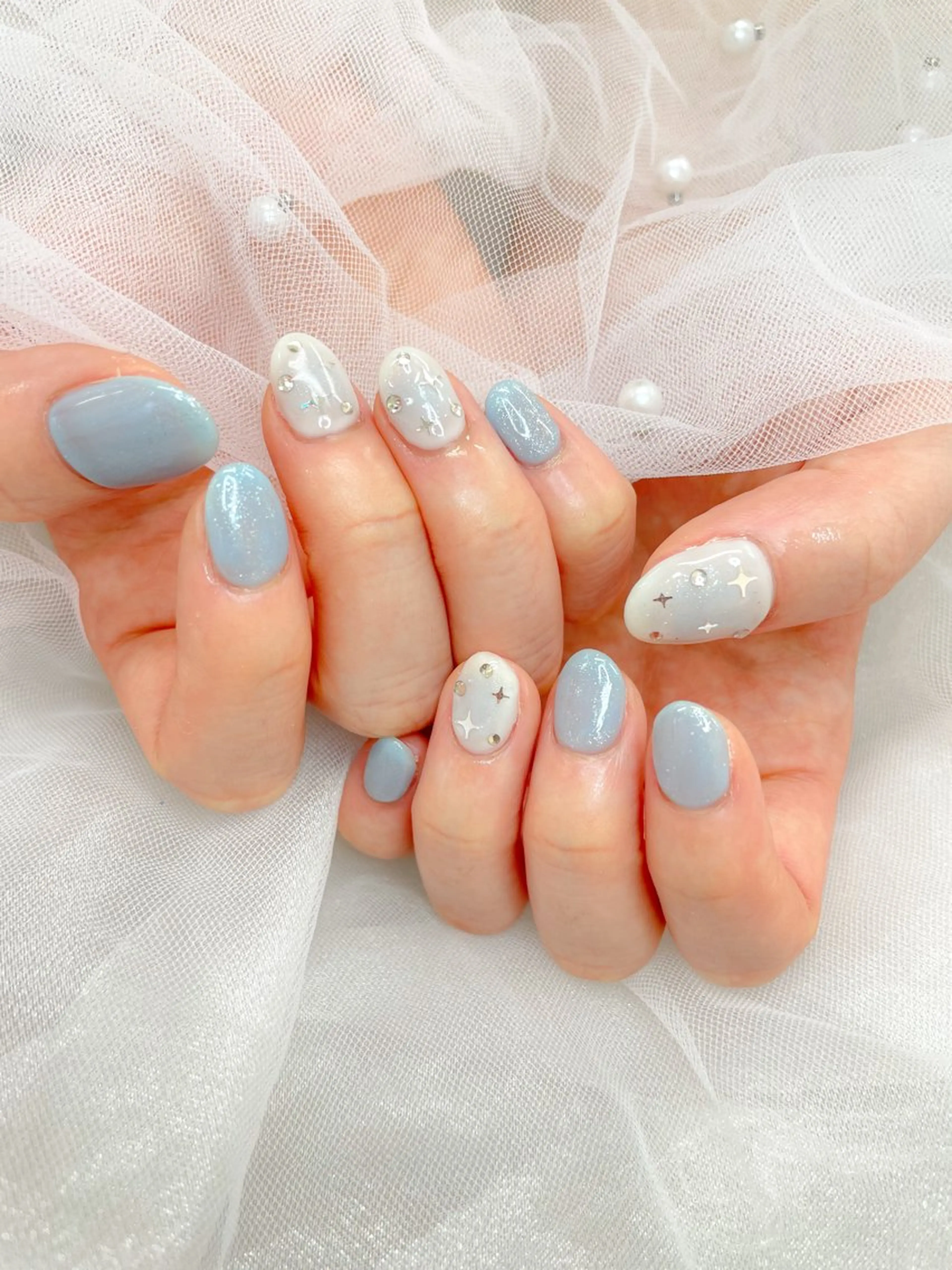 ネイル ニュアンスネイル ハンドネイル 五十嵐 美智のネイルデザイン