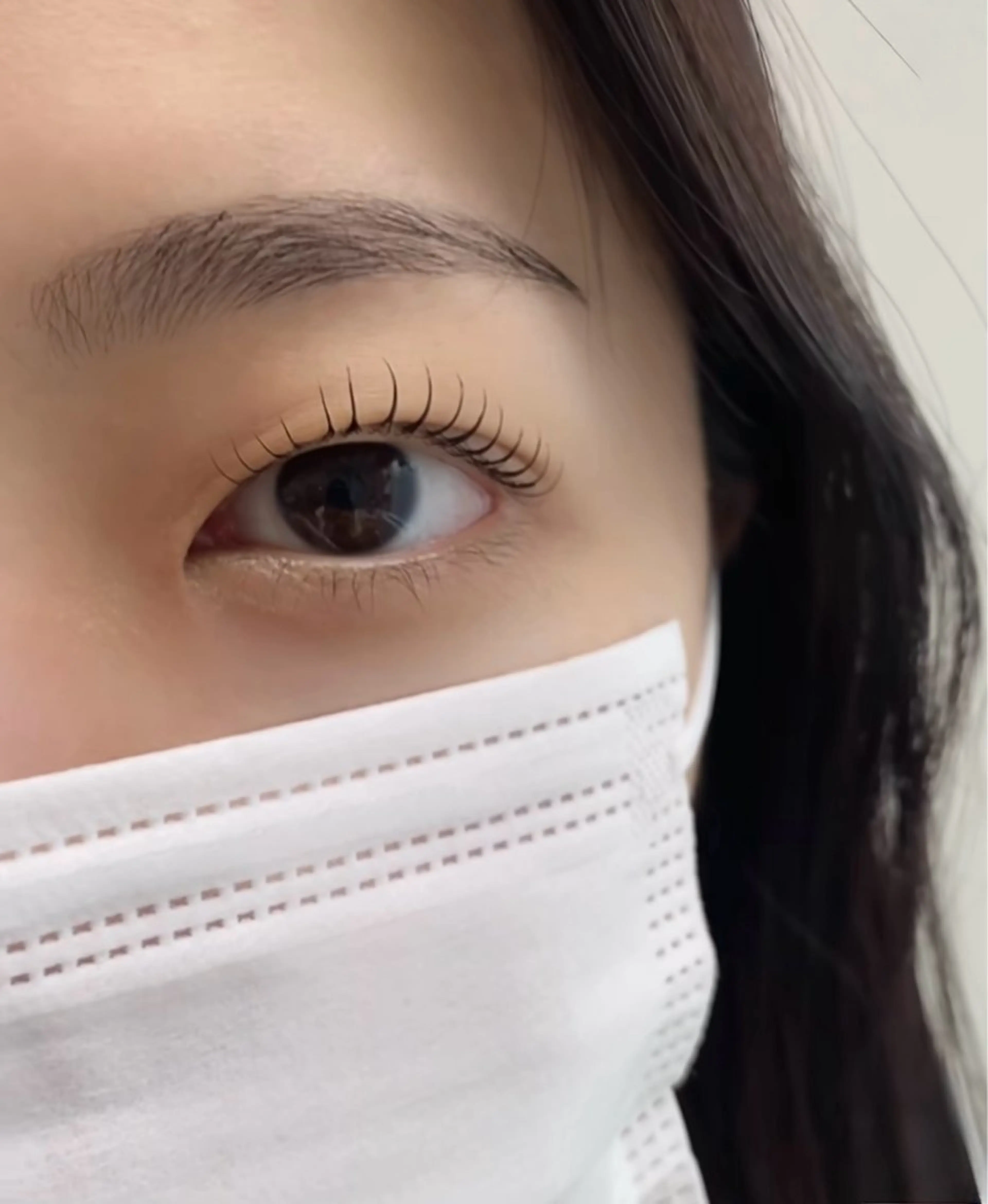 マツエク・マツパ 束感まつ毛 韓国風マツエク 一重×まつ毛パーマ マツパ 池袋💖 チルザルトサロンのマツエク・マツパデザイン