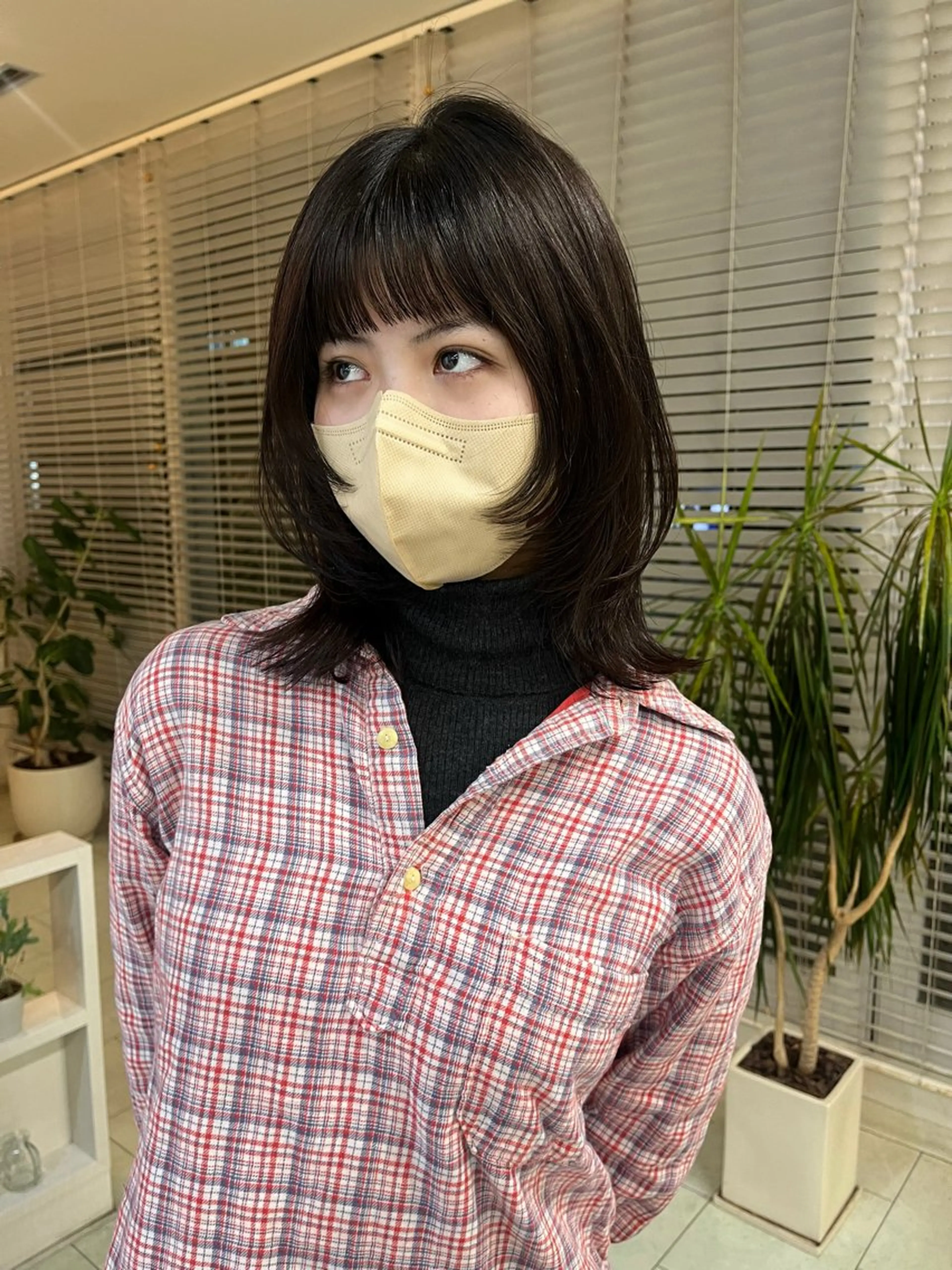 ミディアム レイヤーカット カット ヘアカラー kchiara所属・yura /レイヤーカットのヘアスタイル