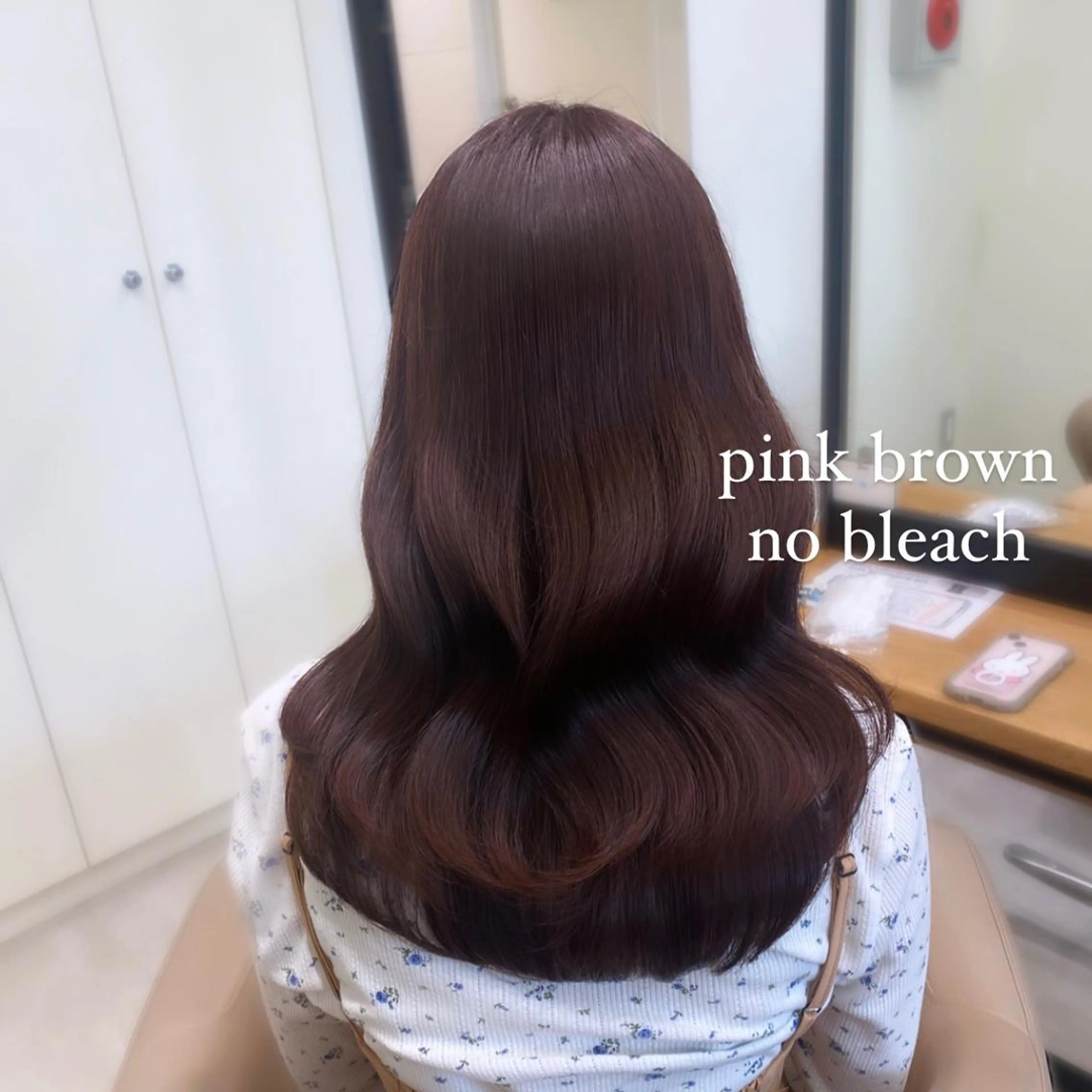 セミロング カラー ブリーチなしWカラー 🎀韓国ヘア/amiのヘアスタイル