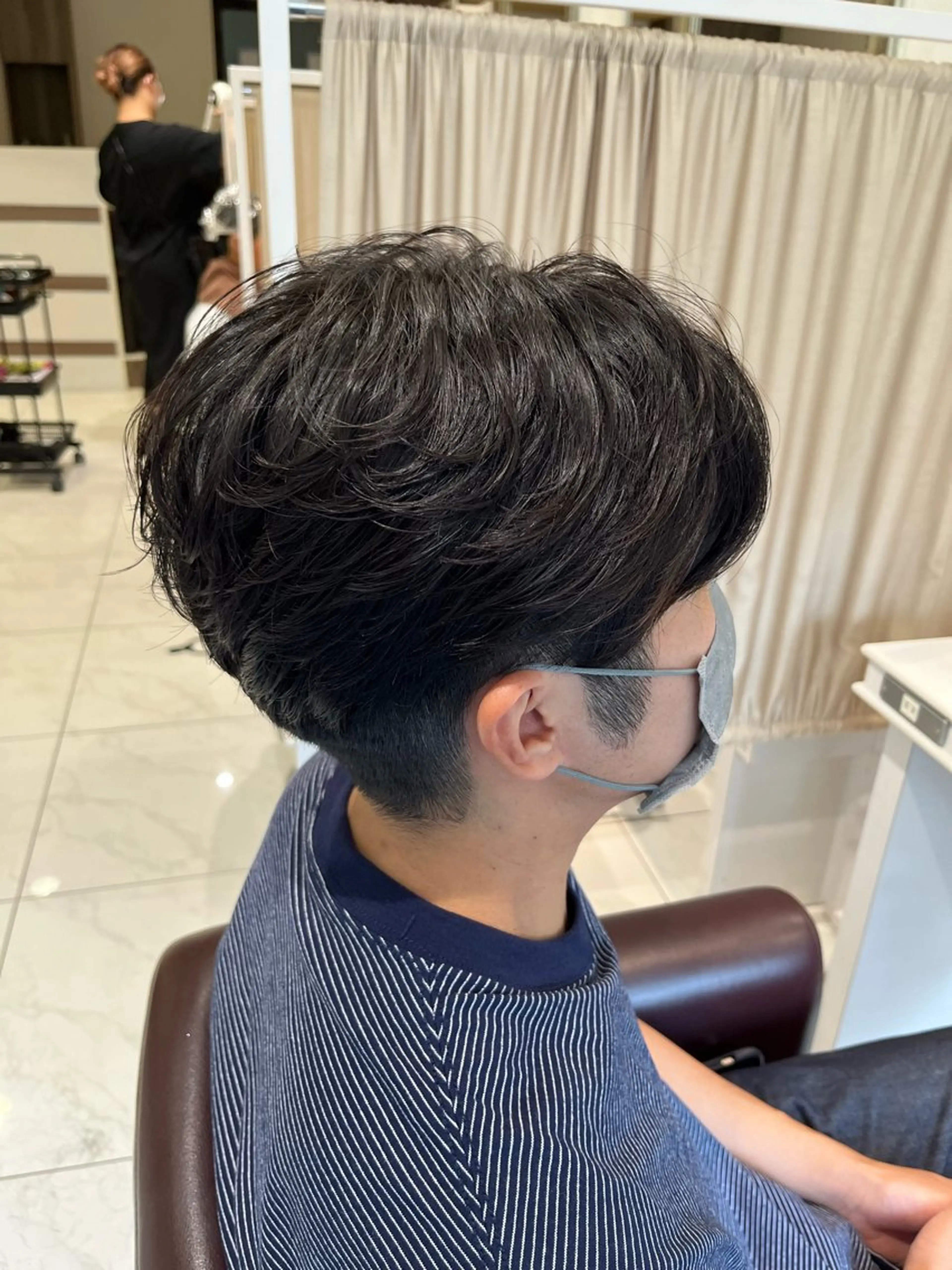 パーマ メンズ カット パーマ 佐々木 拓海のヘアスタイル