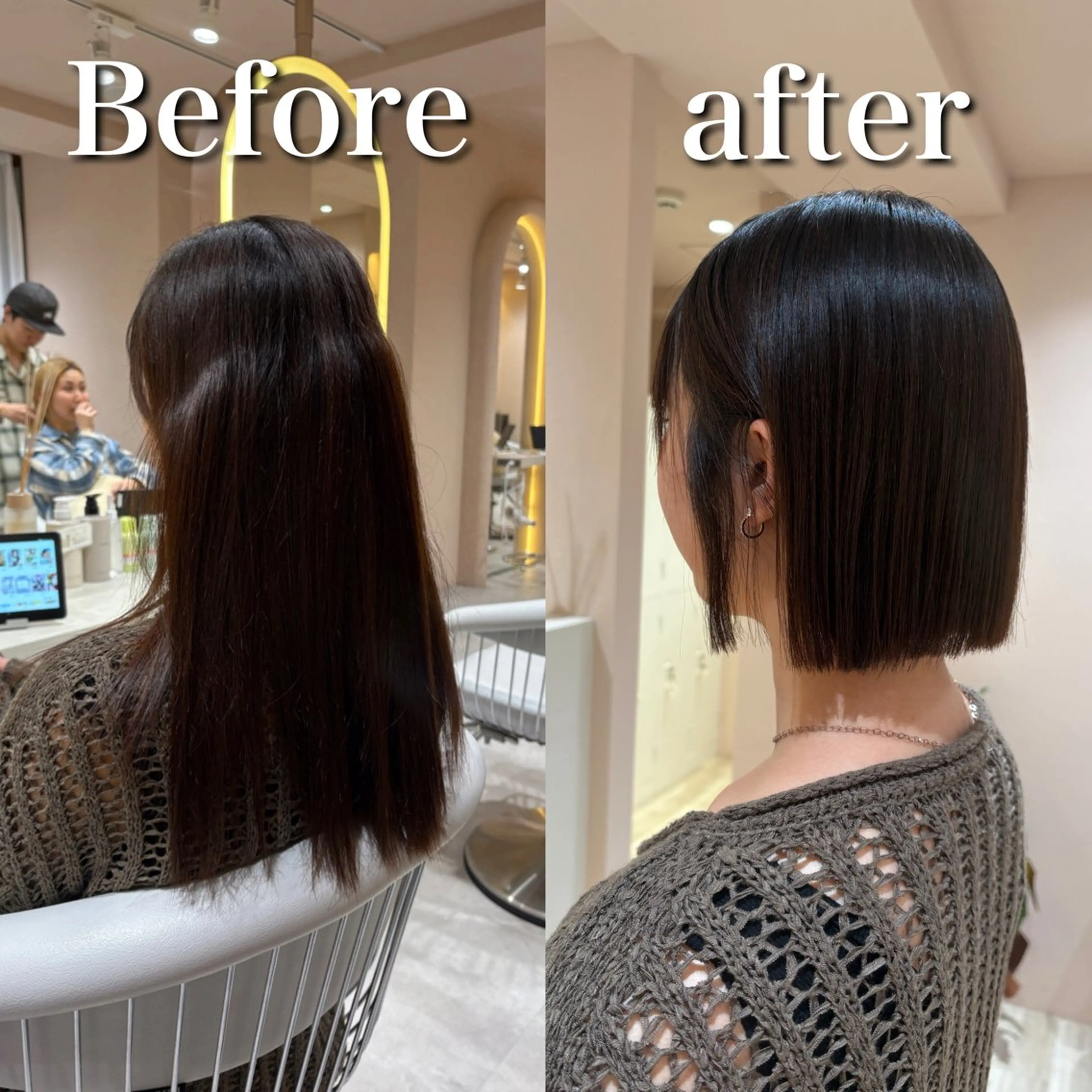 ショート ボブ 縮毛矯正 カット 縮毛矯正 トリートメント ハイトーン/横浜 /伊藤　怜のヘアスタイル