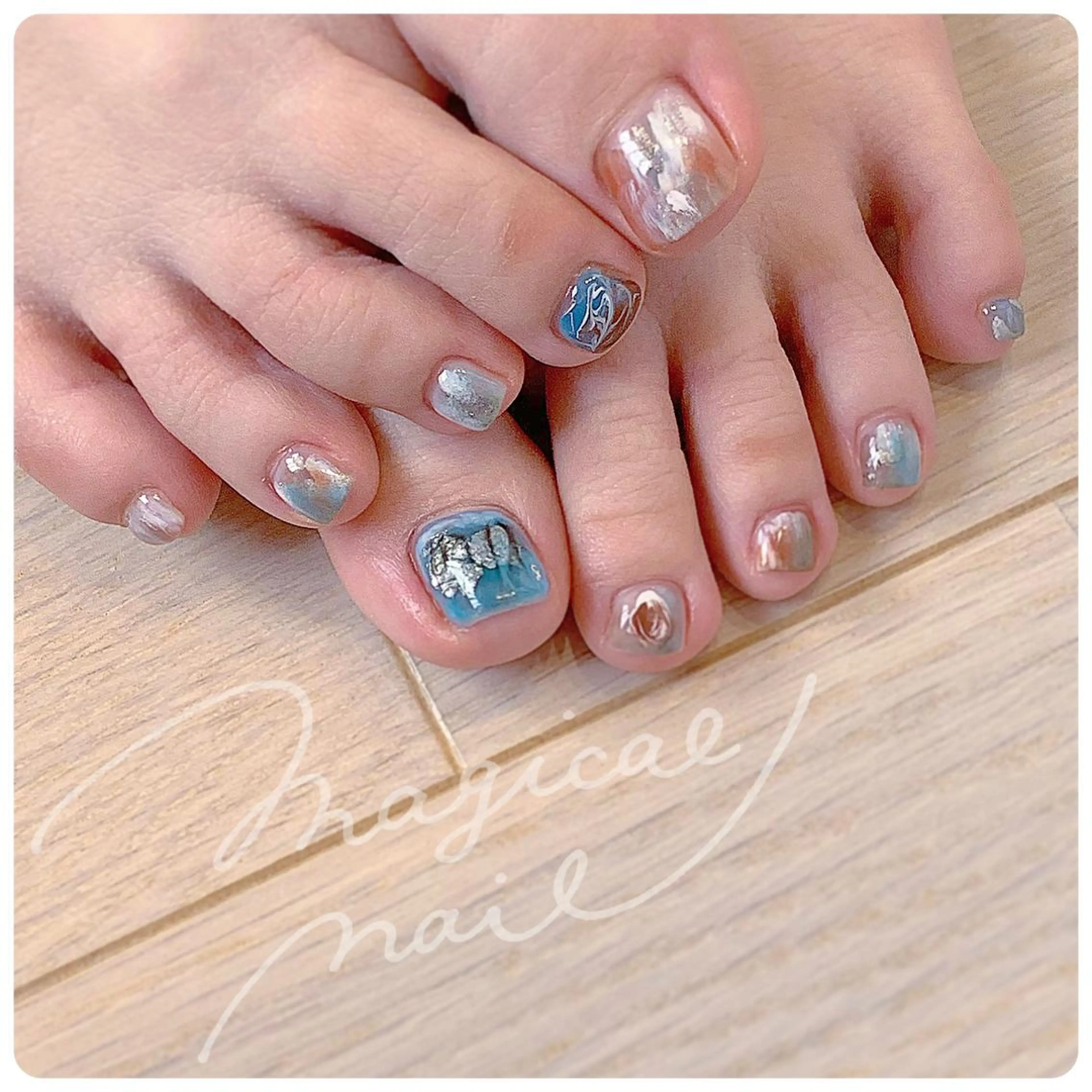 ネイル フットネイル magical nailのネイルデザイン