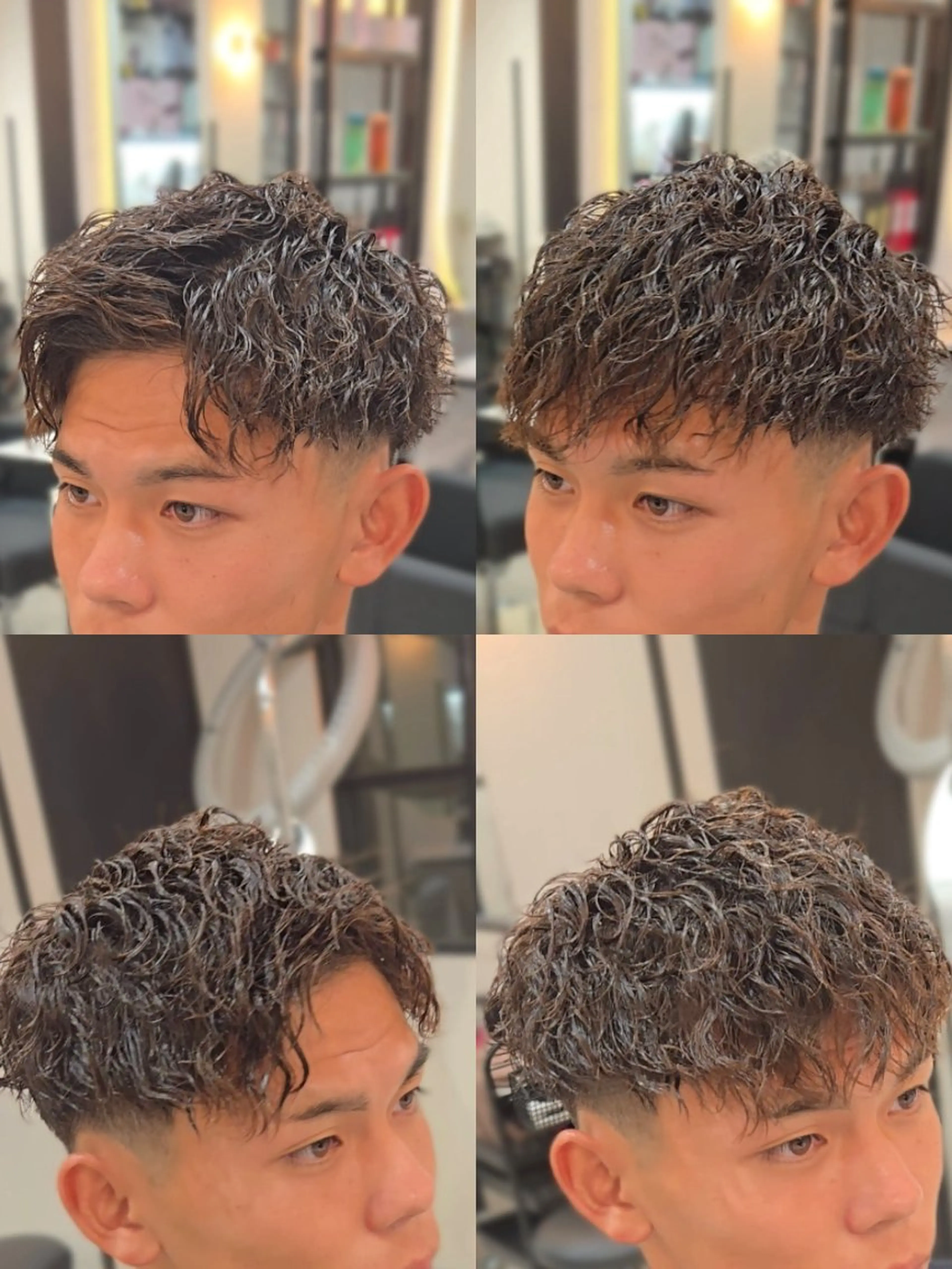 メンズ ショート メンズパーマ カット パーマ ヘアセット Lapis 名古屋駅前店所属・LEN名古屋/パーマ 海外ヘア/メンズ特化のヘアスタイル