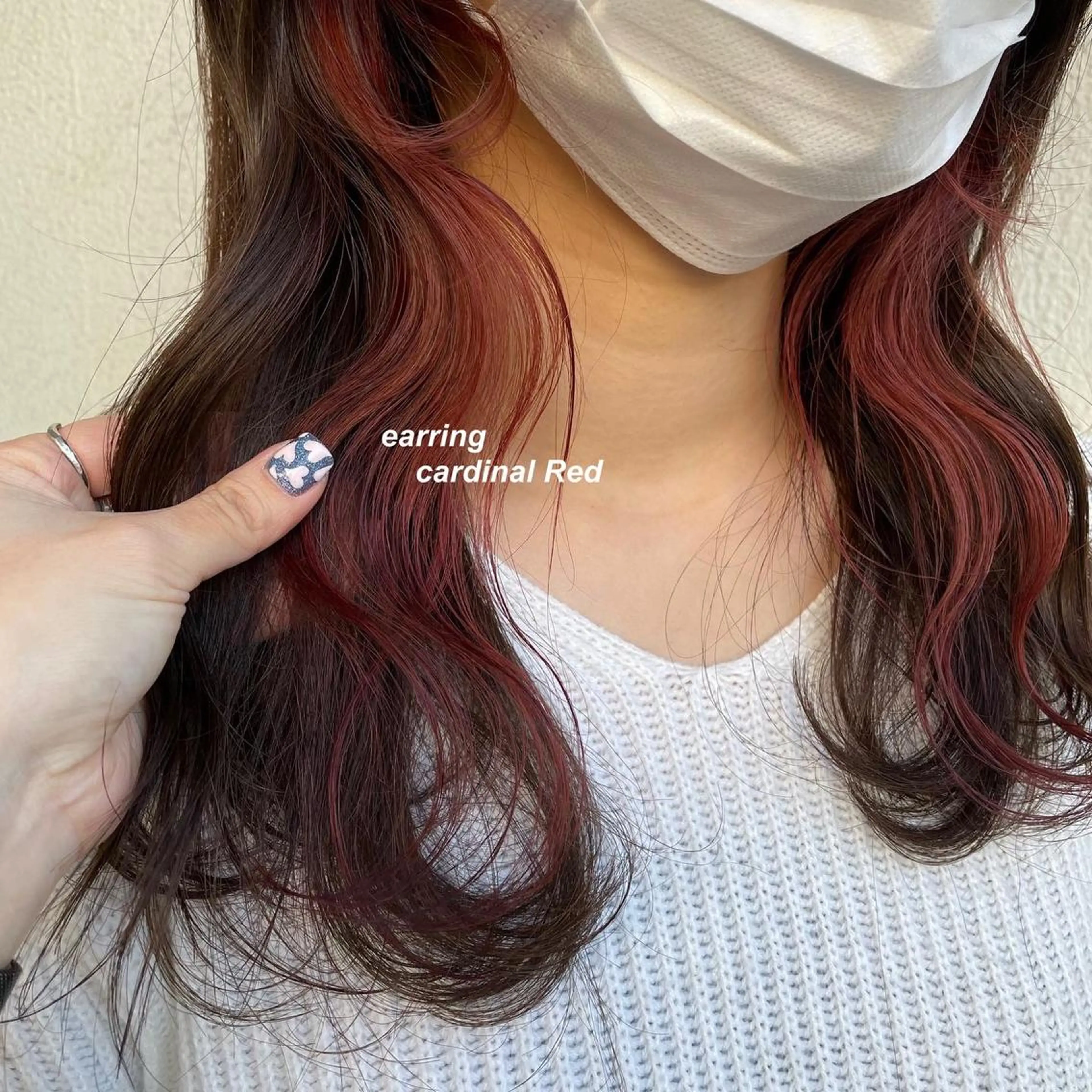 ロング カラー ヘアカラー トリートメント ヘッドスパ ヘアセット Qin shaire salon 原宿店所属・レイヤーカット 韓国ヘアayameのヘアスタイル