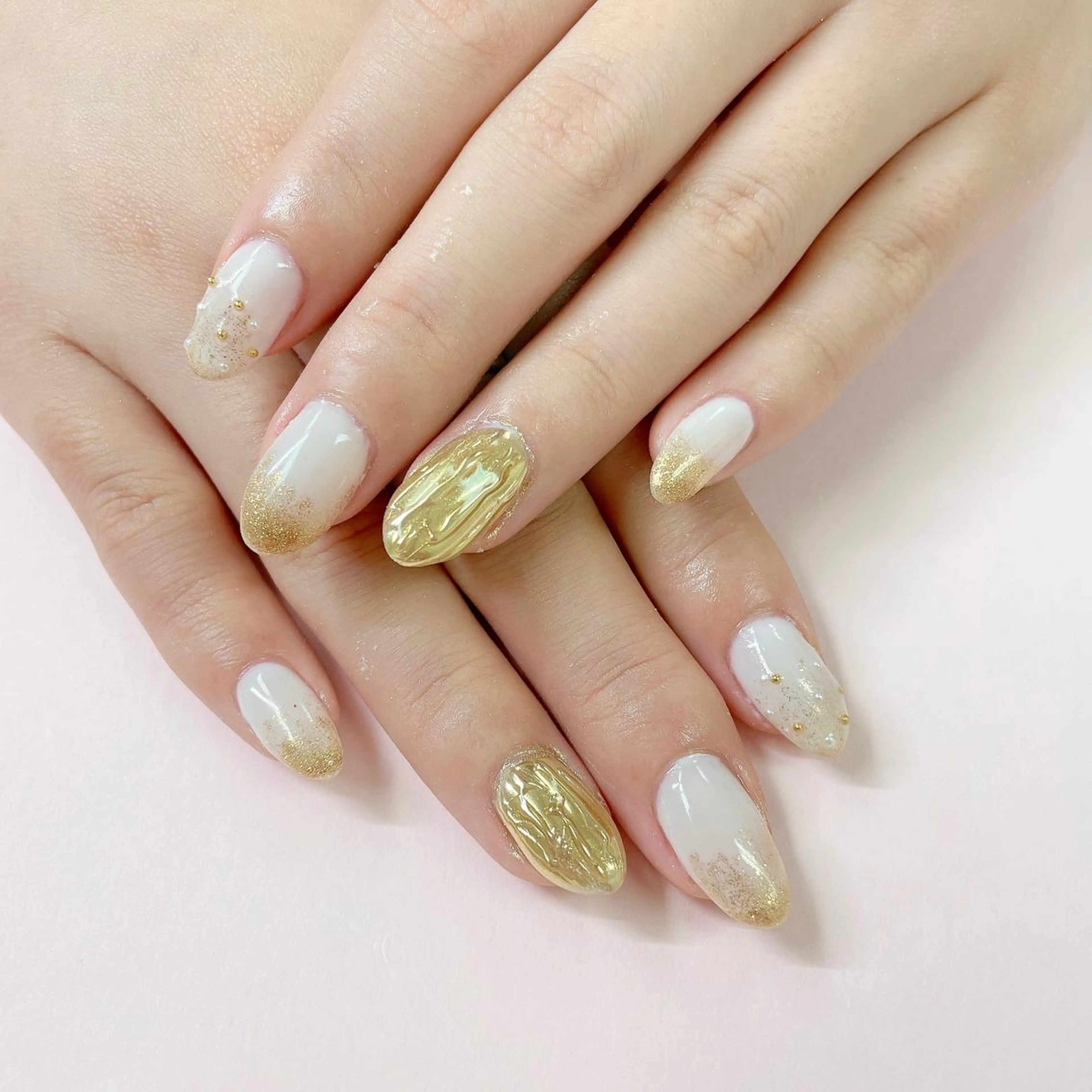 ネイル ニュアンスネイル ハンドネイル 大阪福島 韓国まつげ Sayaka🤍🐩のマツエク・マツパデザイン