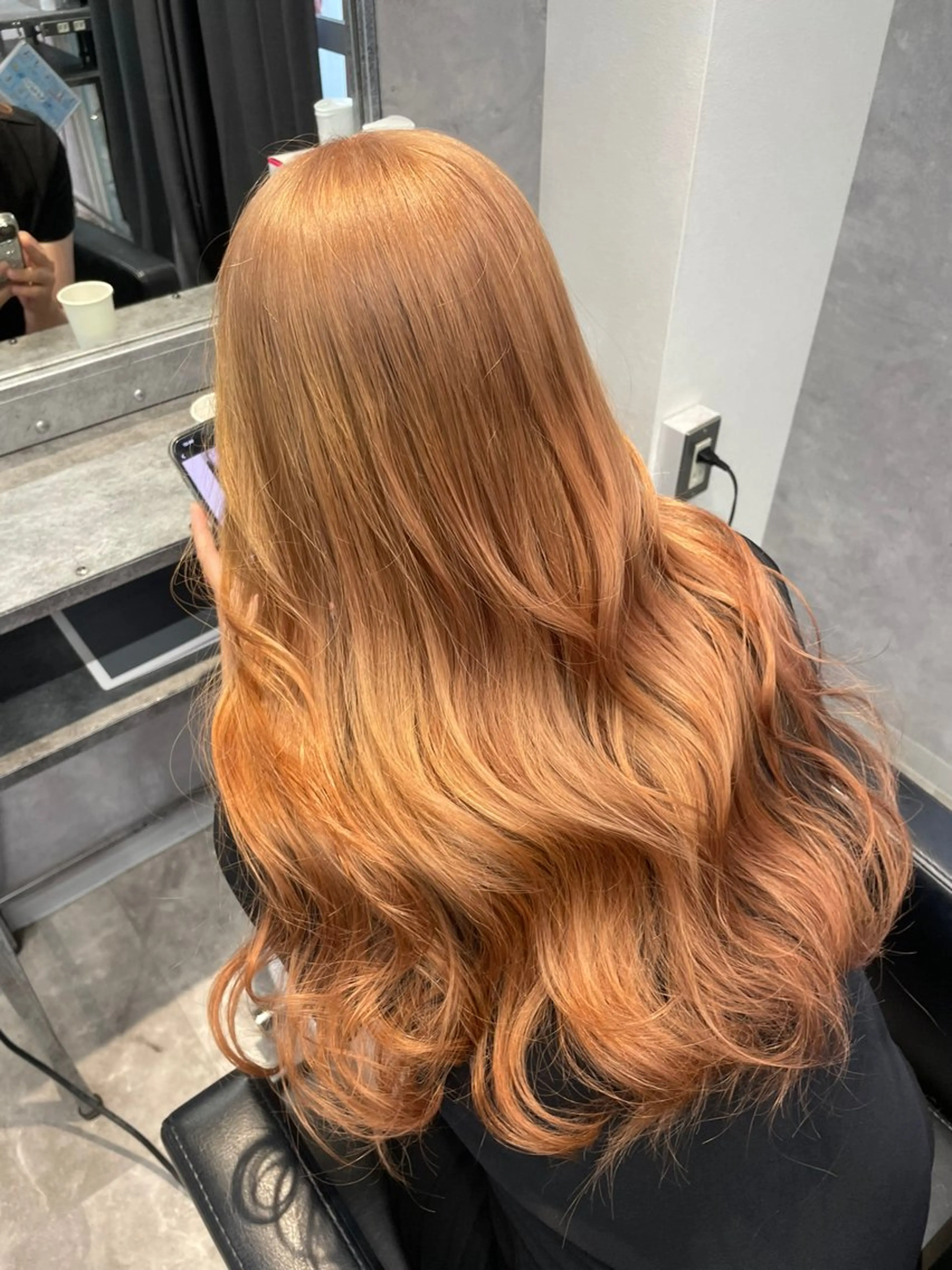 ロング ヘアカラー mimiiy fukaのヘアスタイル