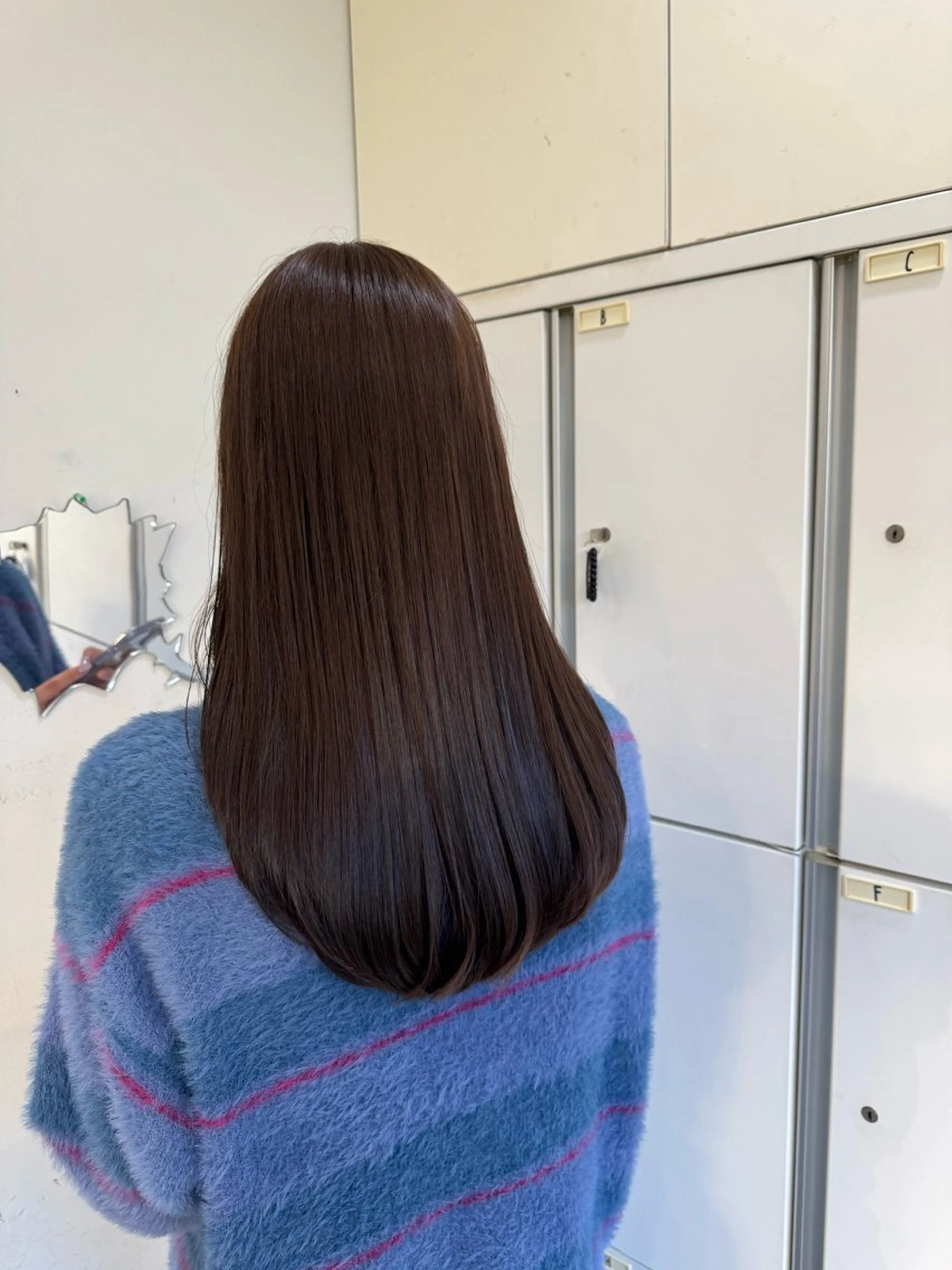 ロング カラー ブリーチ 透明感カラー ブリーチなしカラー Ouka/Wカラー/ 大人艶カラーのヘアスタイル