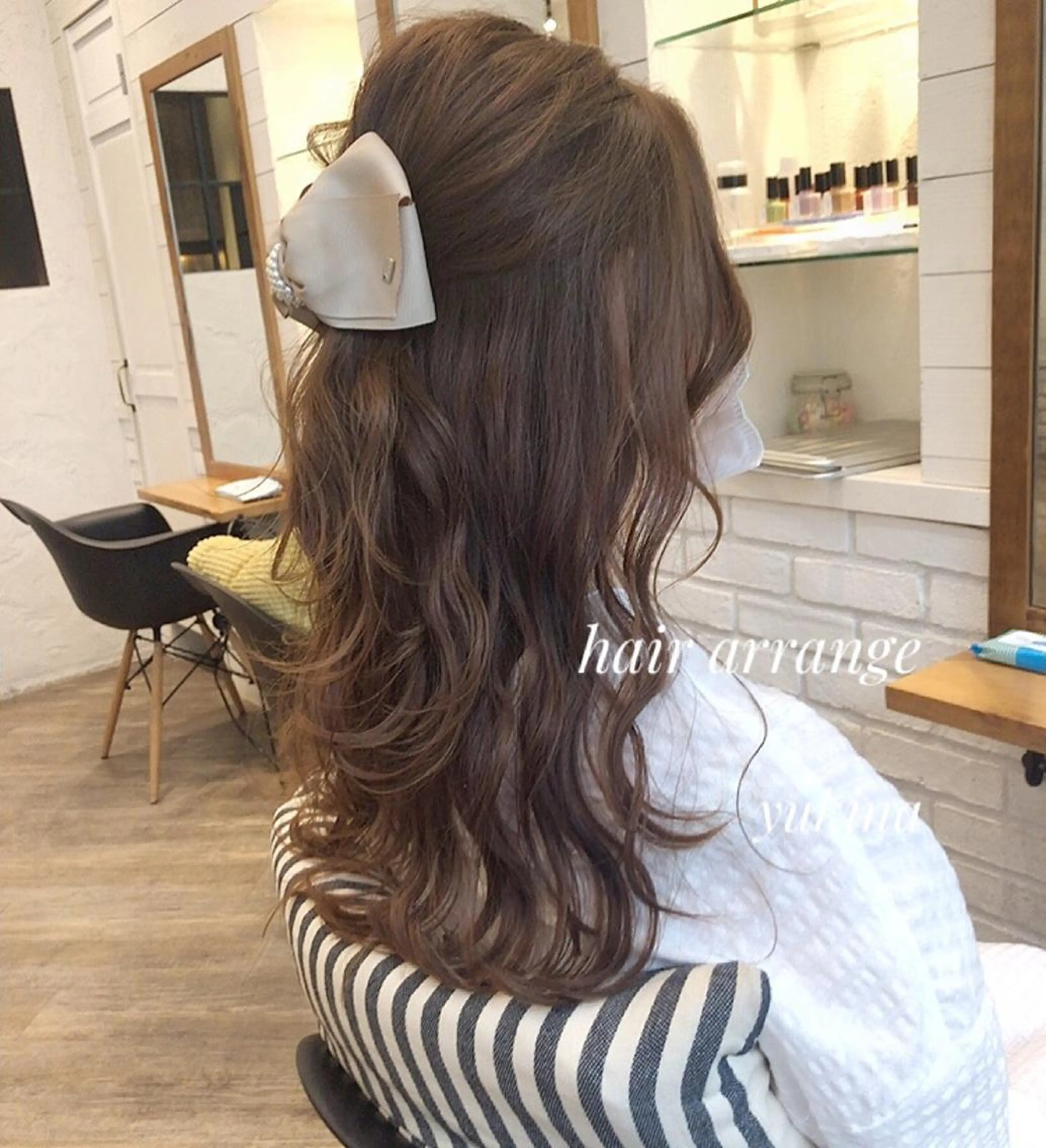 セミロング ヘアセット Hair Salon BOTTOMS所属・✨透明感ケアカラー✨ 長野ゆきなのヘアスタイル