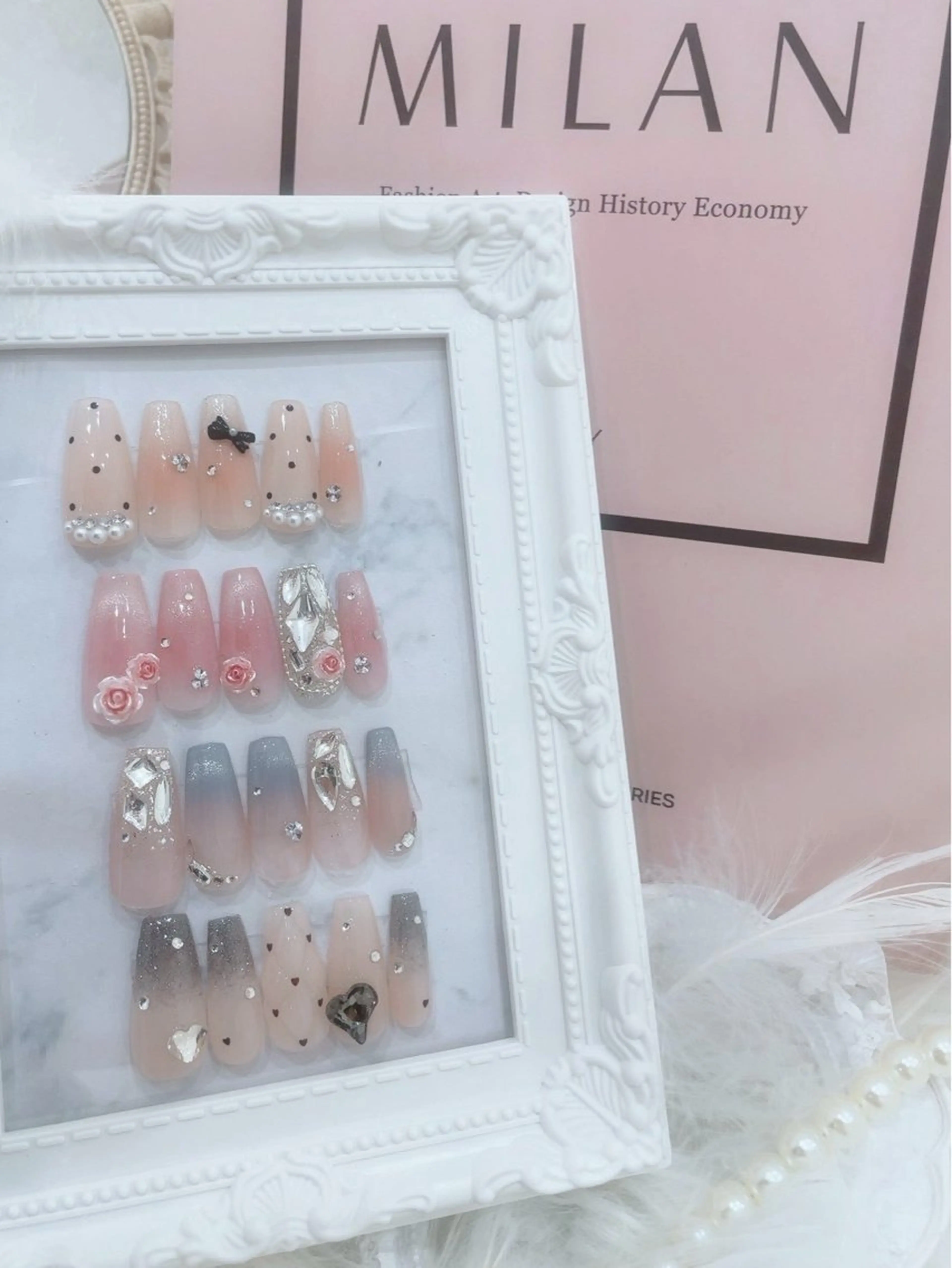 ネイル エルバイノリコ🎀 堅田パラジェル取扱店のネイルデザイン