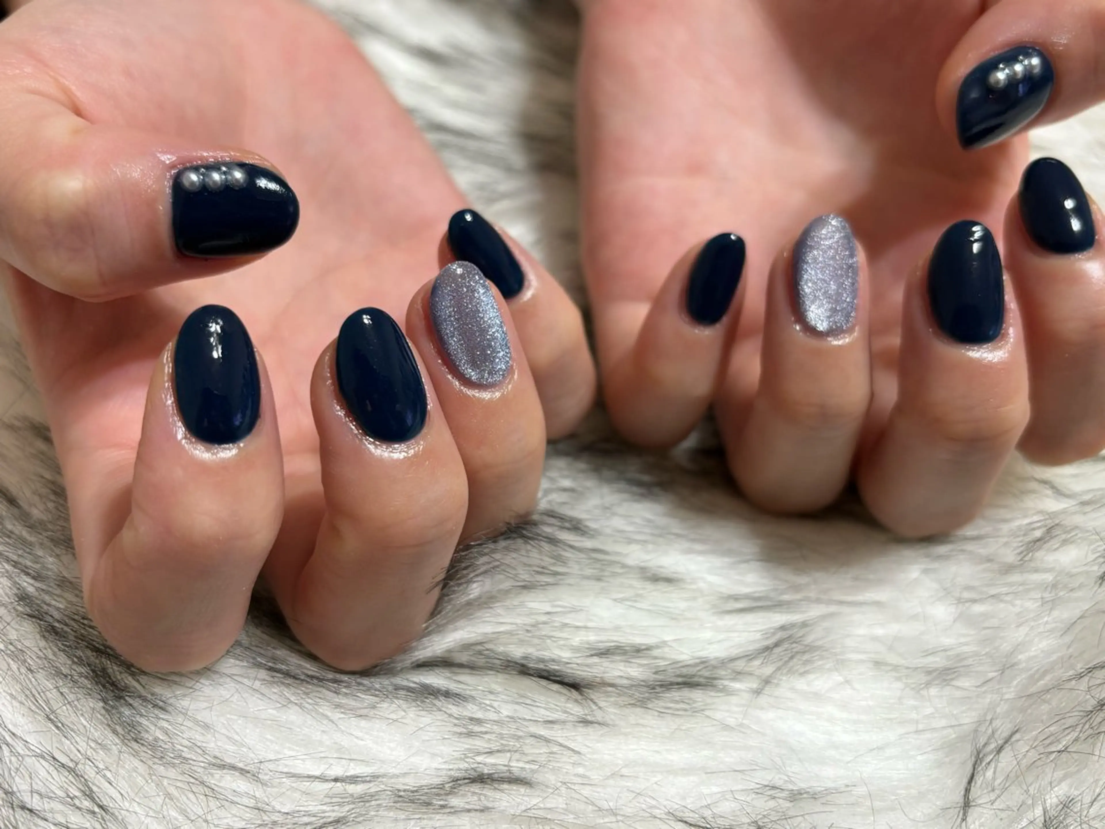 ネイル ジェルネイル 韓国ネイル パラジェル シンプルネイル 冬ネイル kikinail 溝の口のネイルデザイン