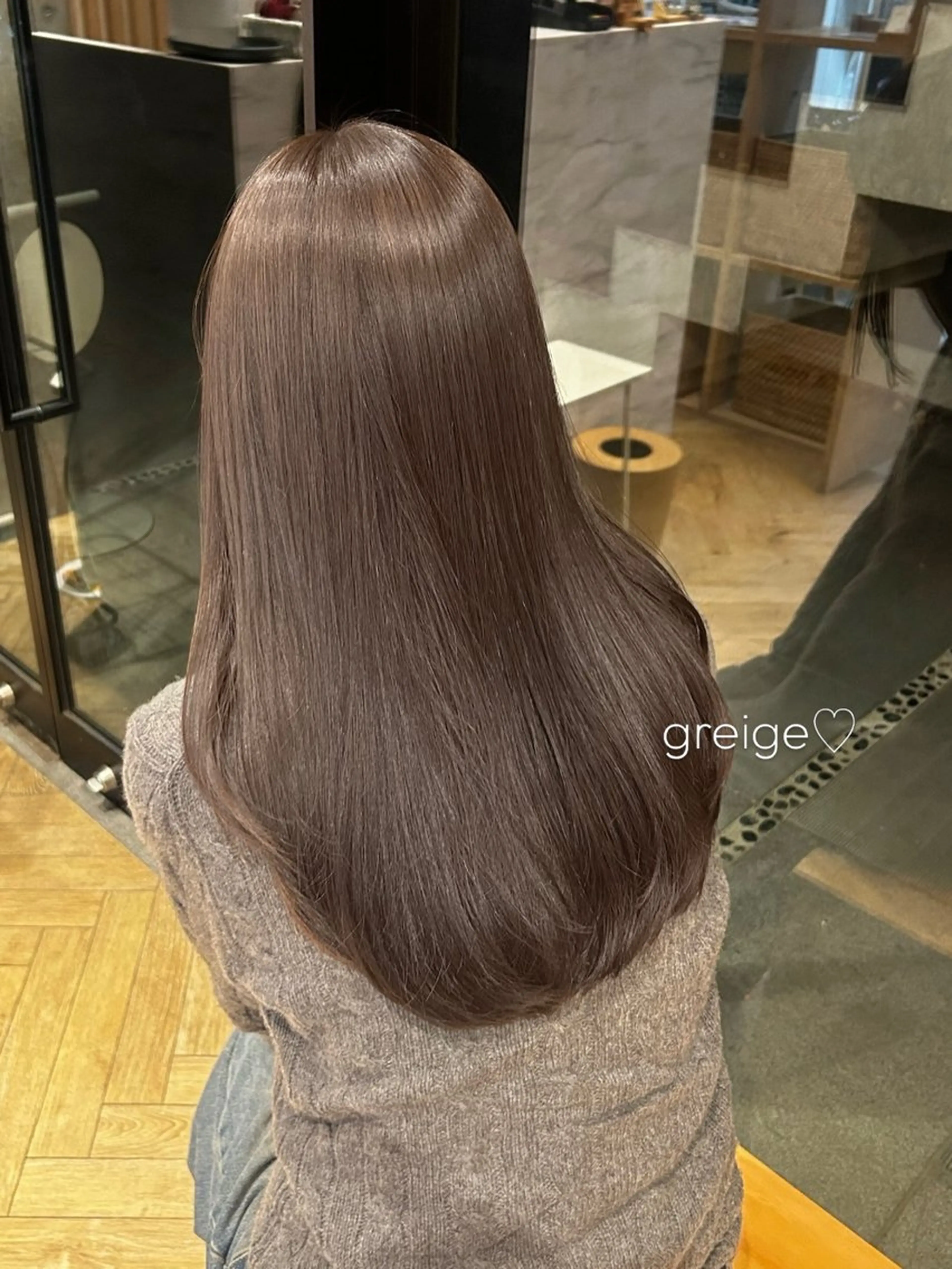 セミロング カット ヘアカラー トリートメント 🌸透明感/レイヤー / 栗林 彩🌸のヘアスタイル