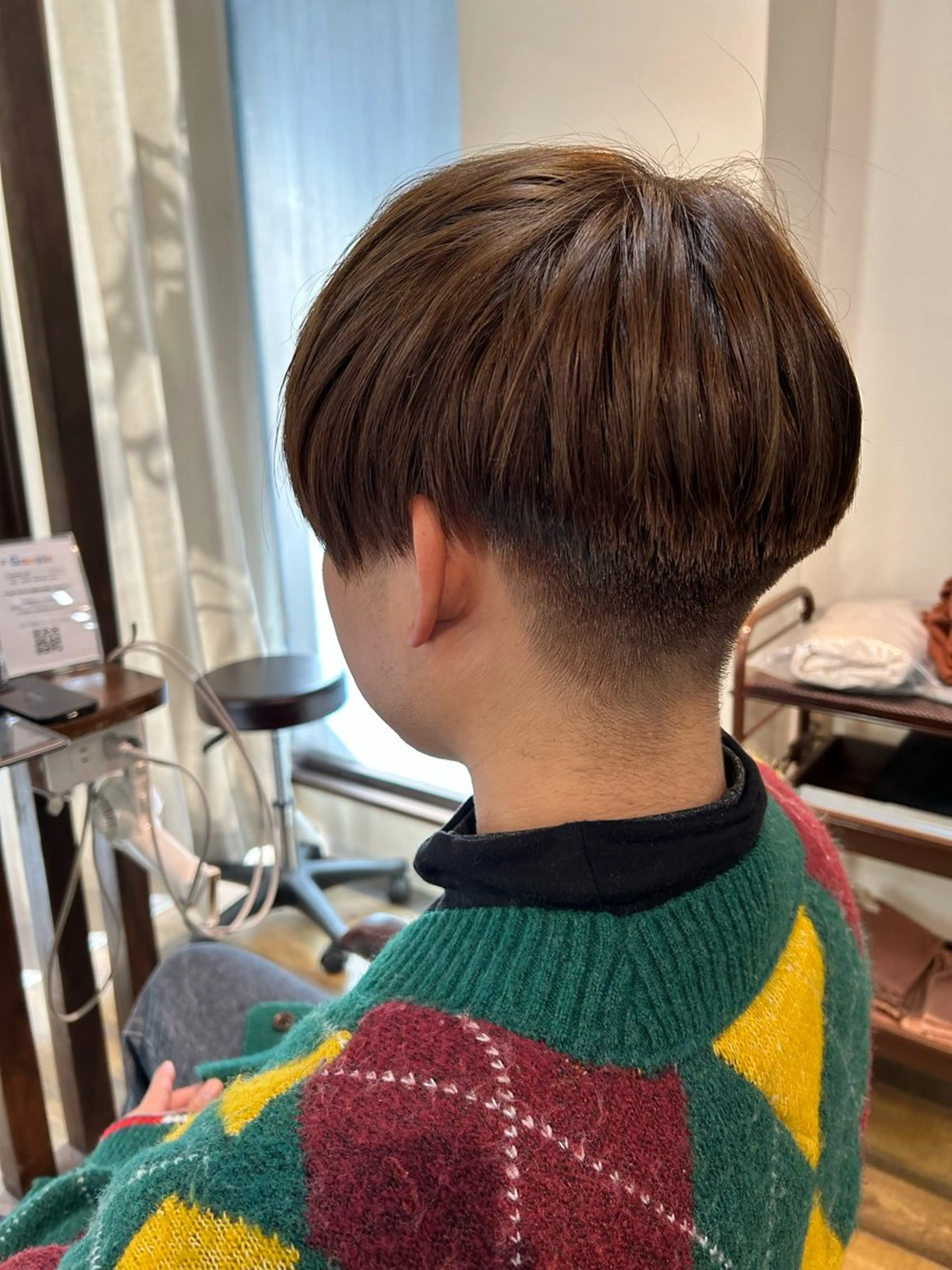ショート カラー メンズ canonart上田 里恵のヘアスタイル