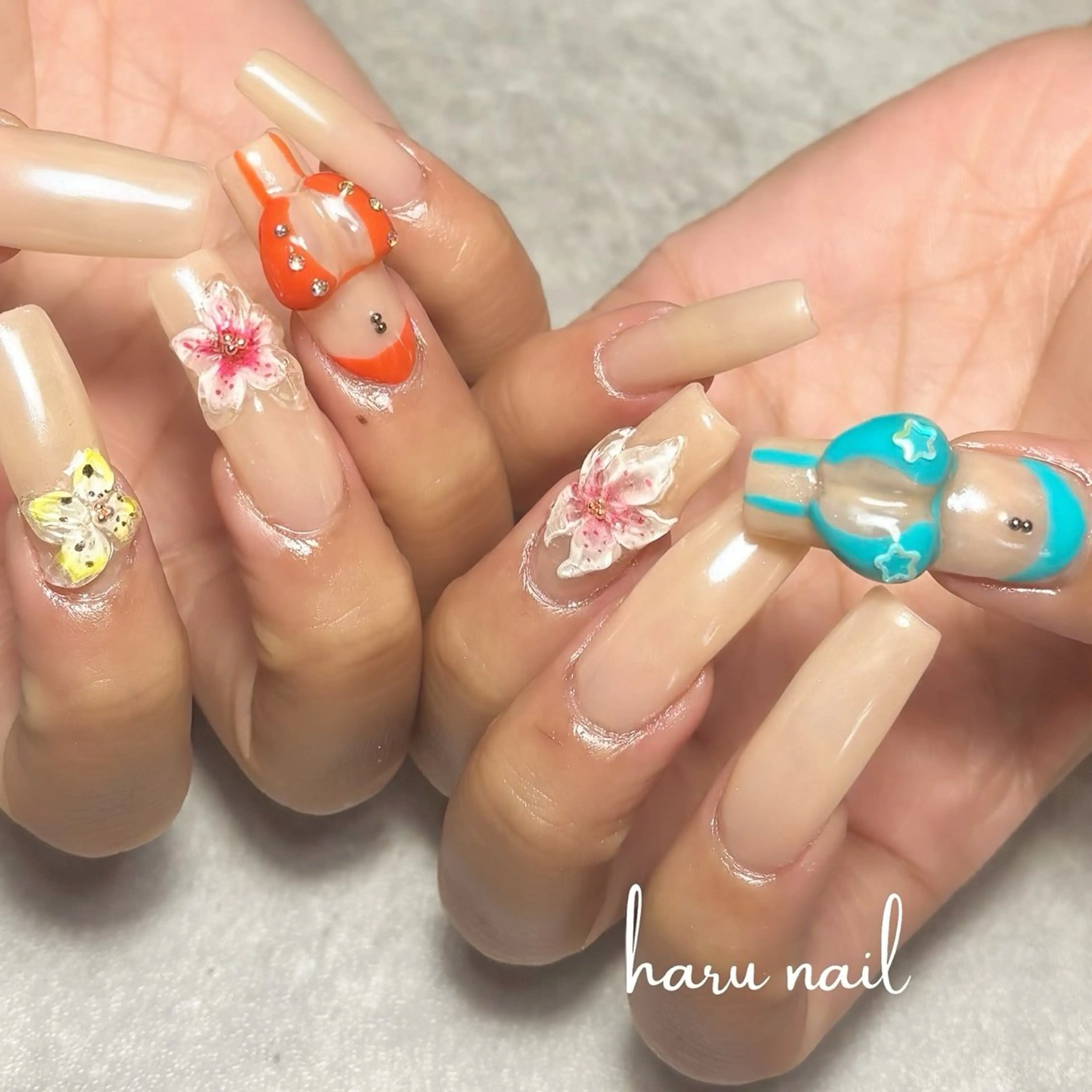 ネイル アートネイル ハンドネイル haru nail所属・harunail Shionのネイルデザイン