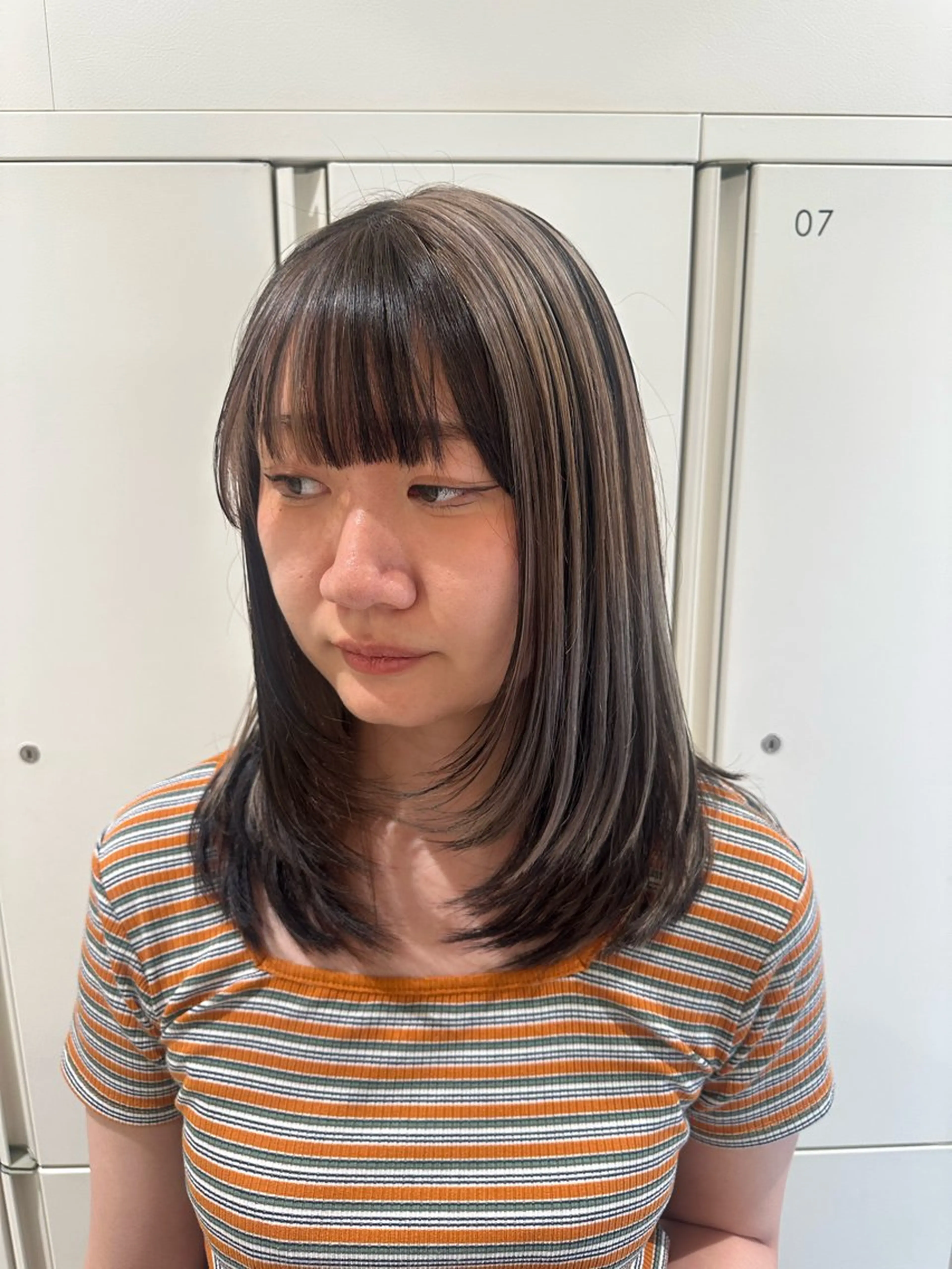 💟ローライトカラー💟ブリーチ＋カラー＋オージュア1stトリートメントの写真