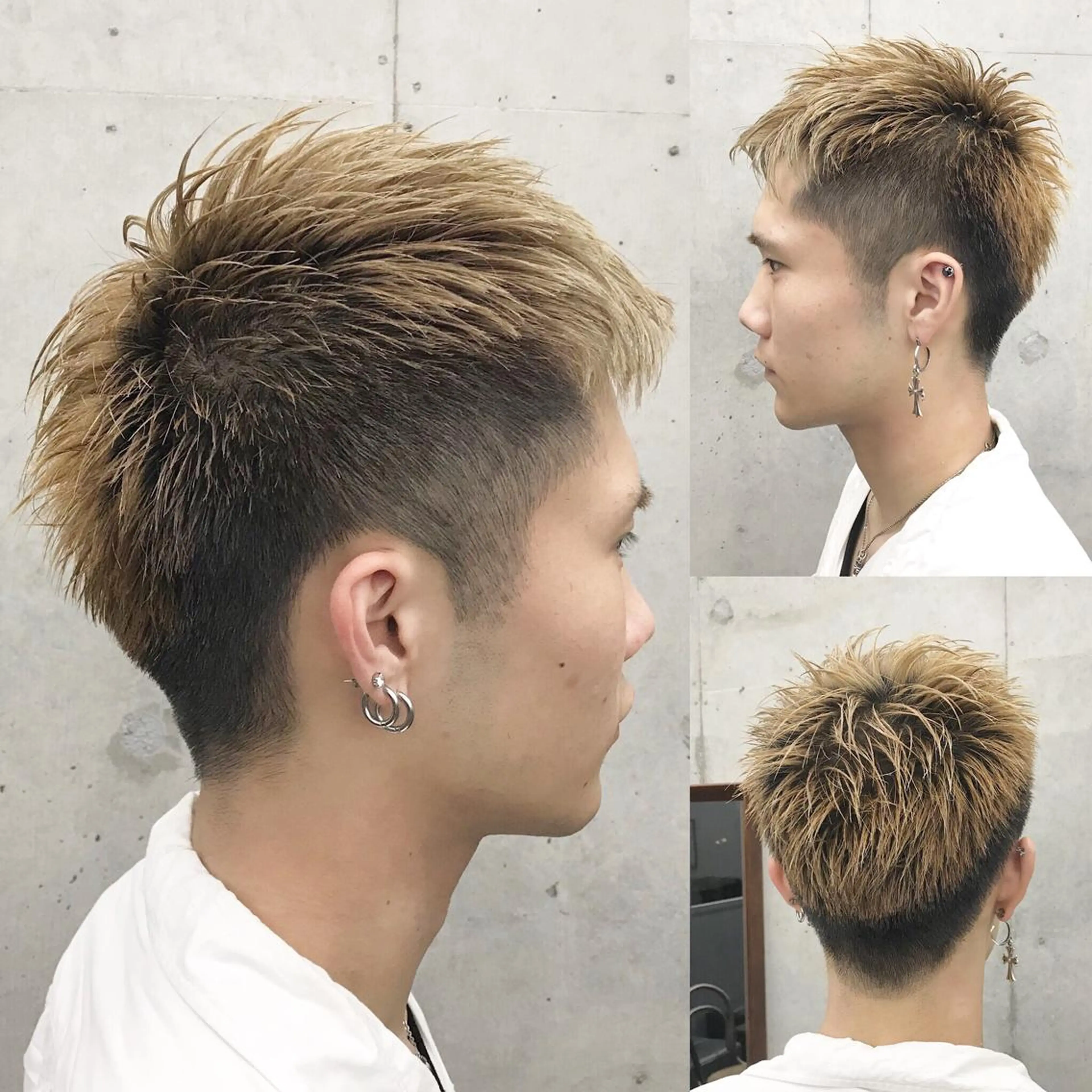 ショート メンズ 刈り上げ ショートヘア カット ✂︎ウルフ・ショート ✂︎MIKUNIのヘアスタイル