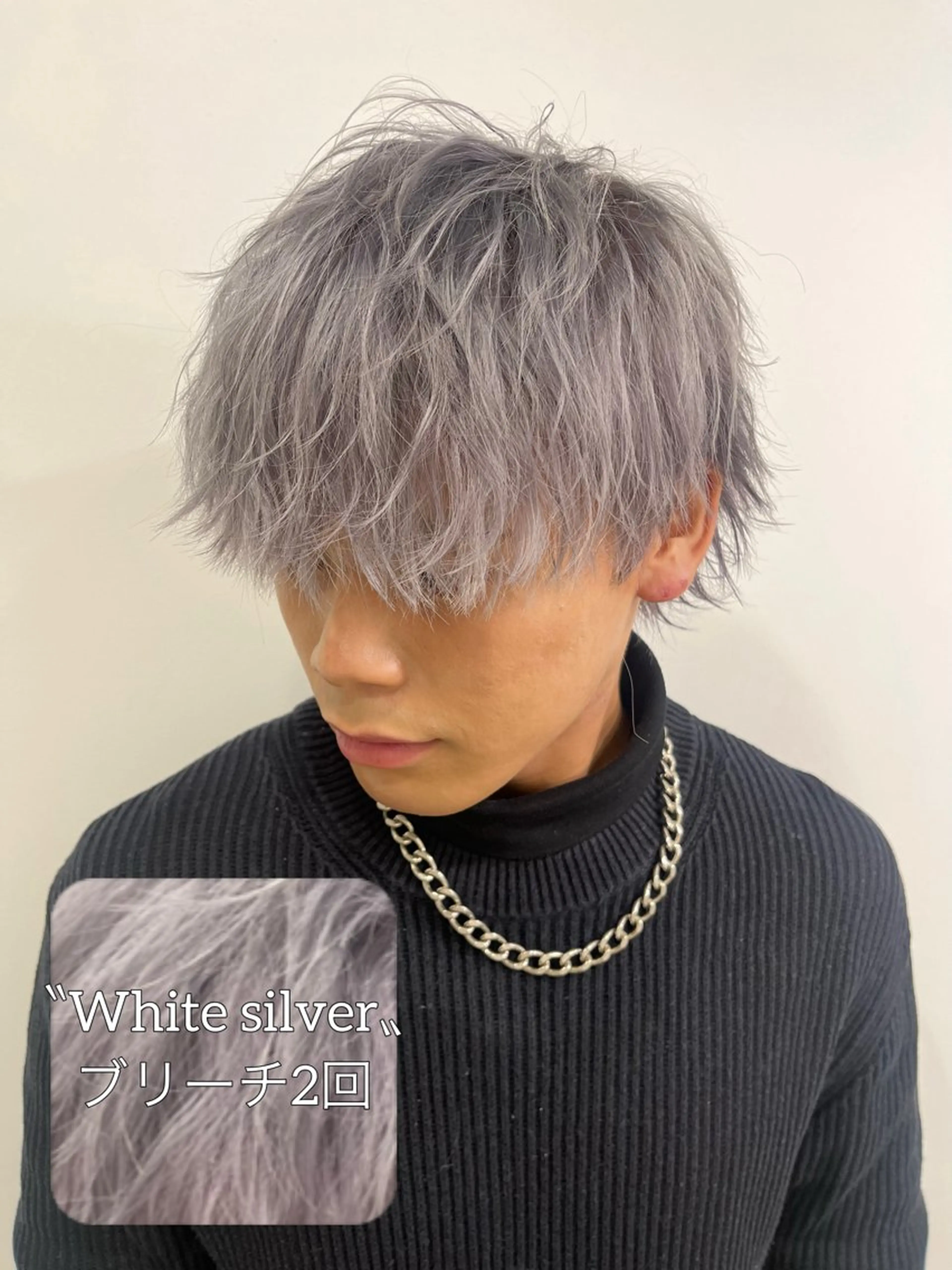 カラー メンズ メンズブリーチ ブリーチ 透明感カラー ダブルカラー 髪質改善 カット ヘアカラー トリートメント ヘッドスパ Go   Today シェアサロン　横浜店所属・【ただの天才 🎨】のヘアスタイル