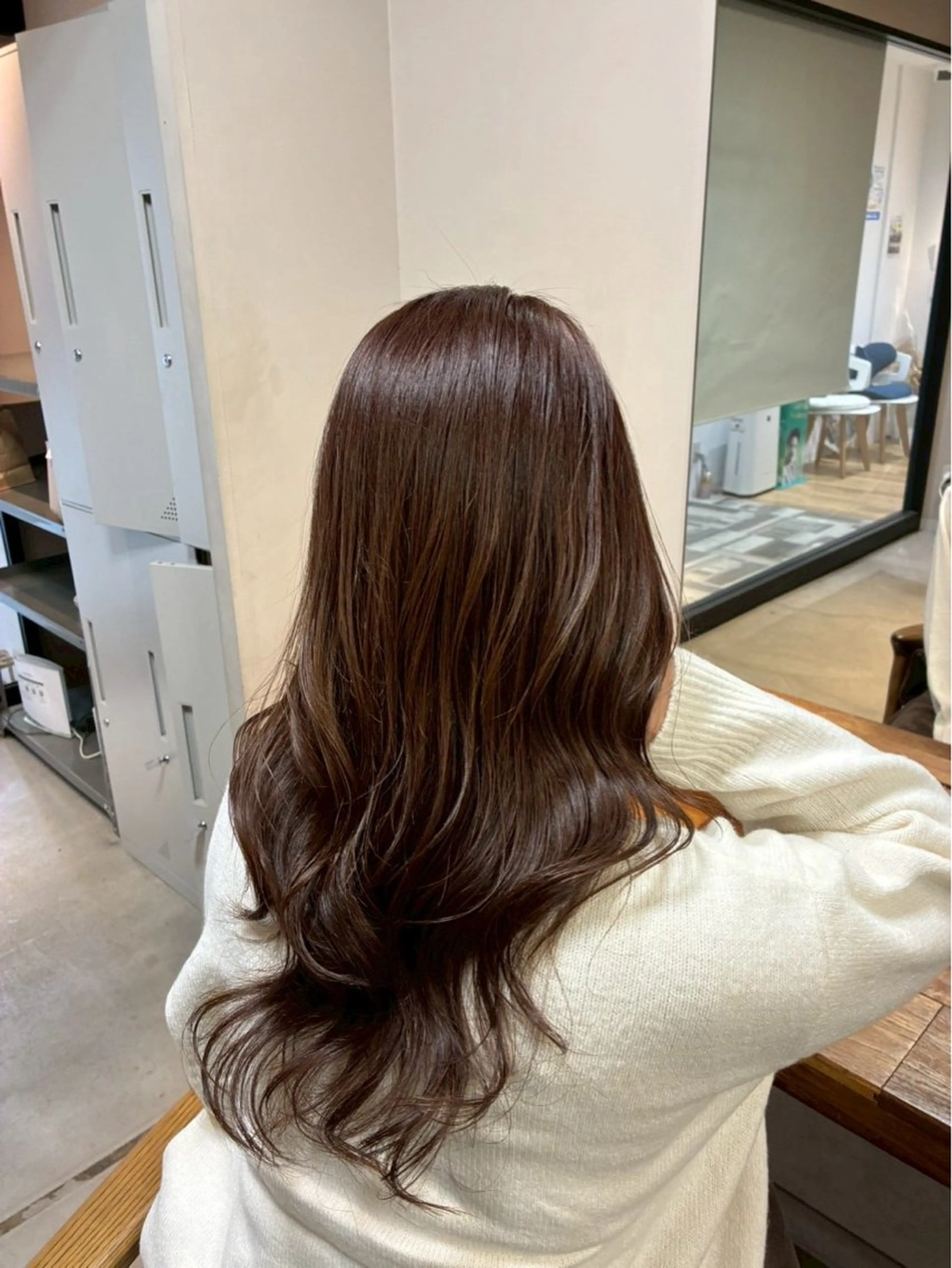 ロング カラー 韓国風ヘア レイヤーカット ロング カット メンズカット◎さくら /眉毛/メンズパーマのヘアスタイル