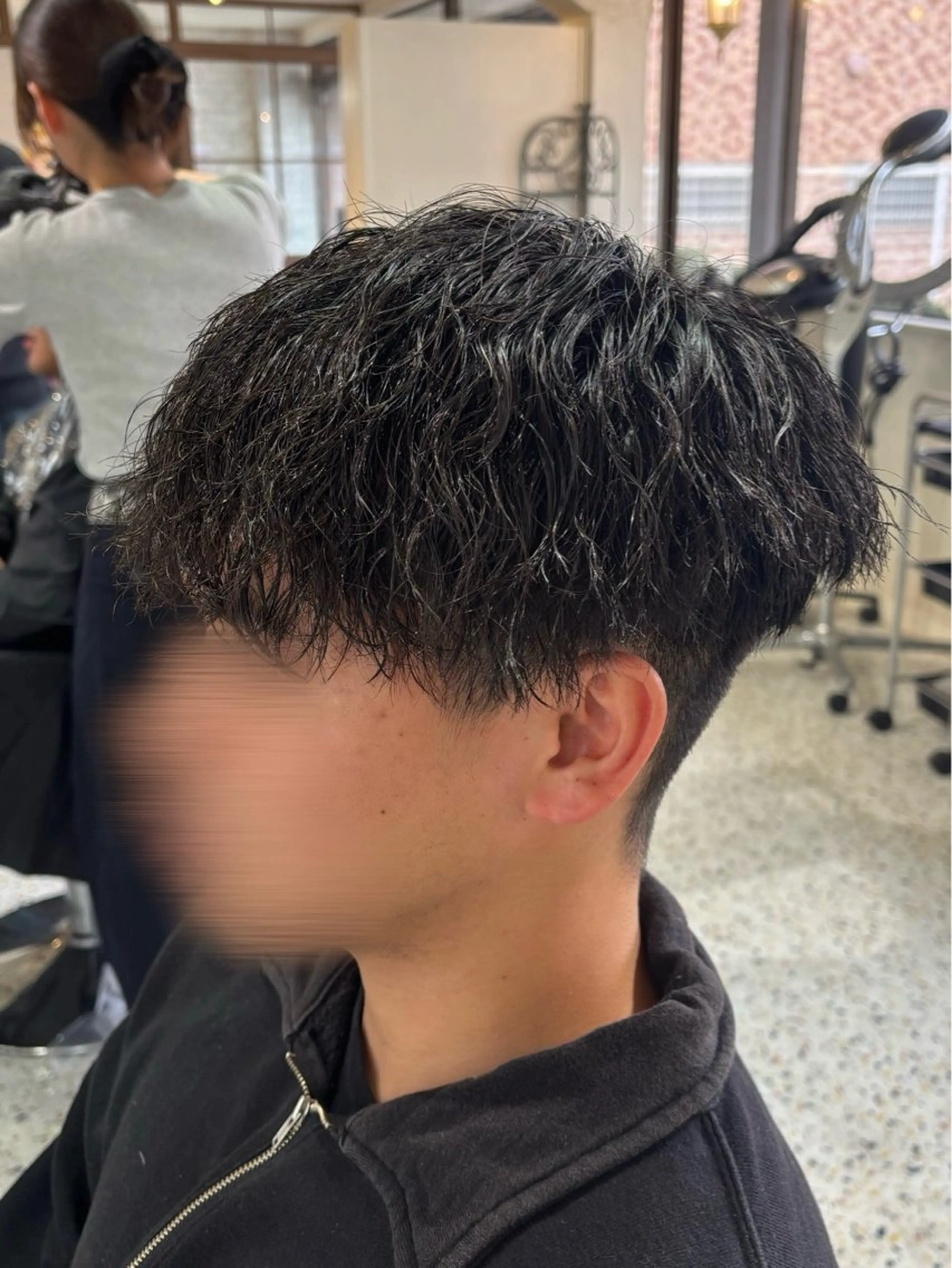 パーマ メンズ カット パーマ 相原 菜々香のヘアスタイル