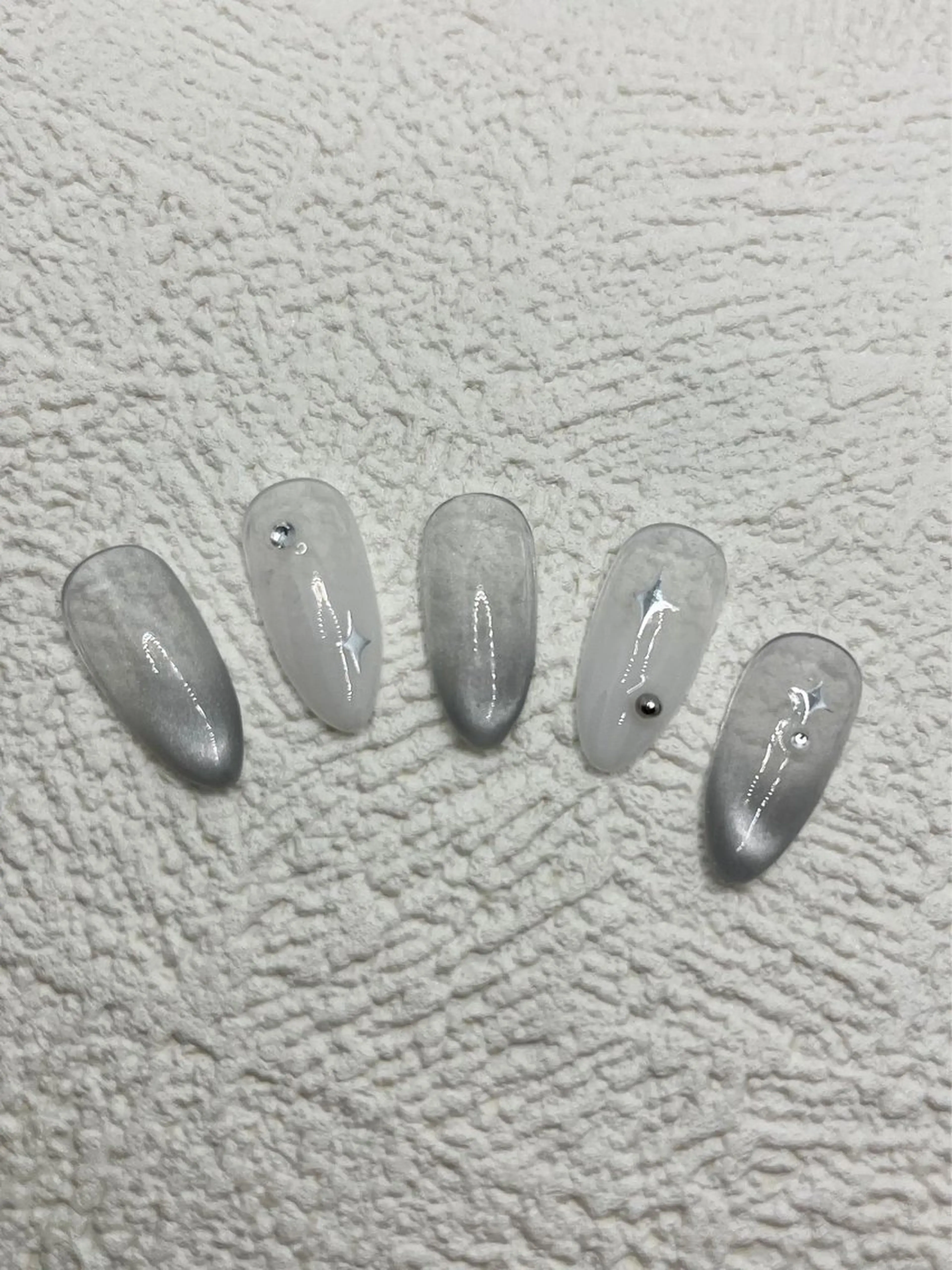 ネイル クリアネイル H&B 楊のネイルデザイン