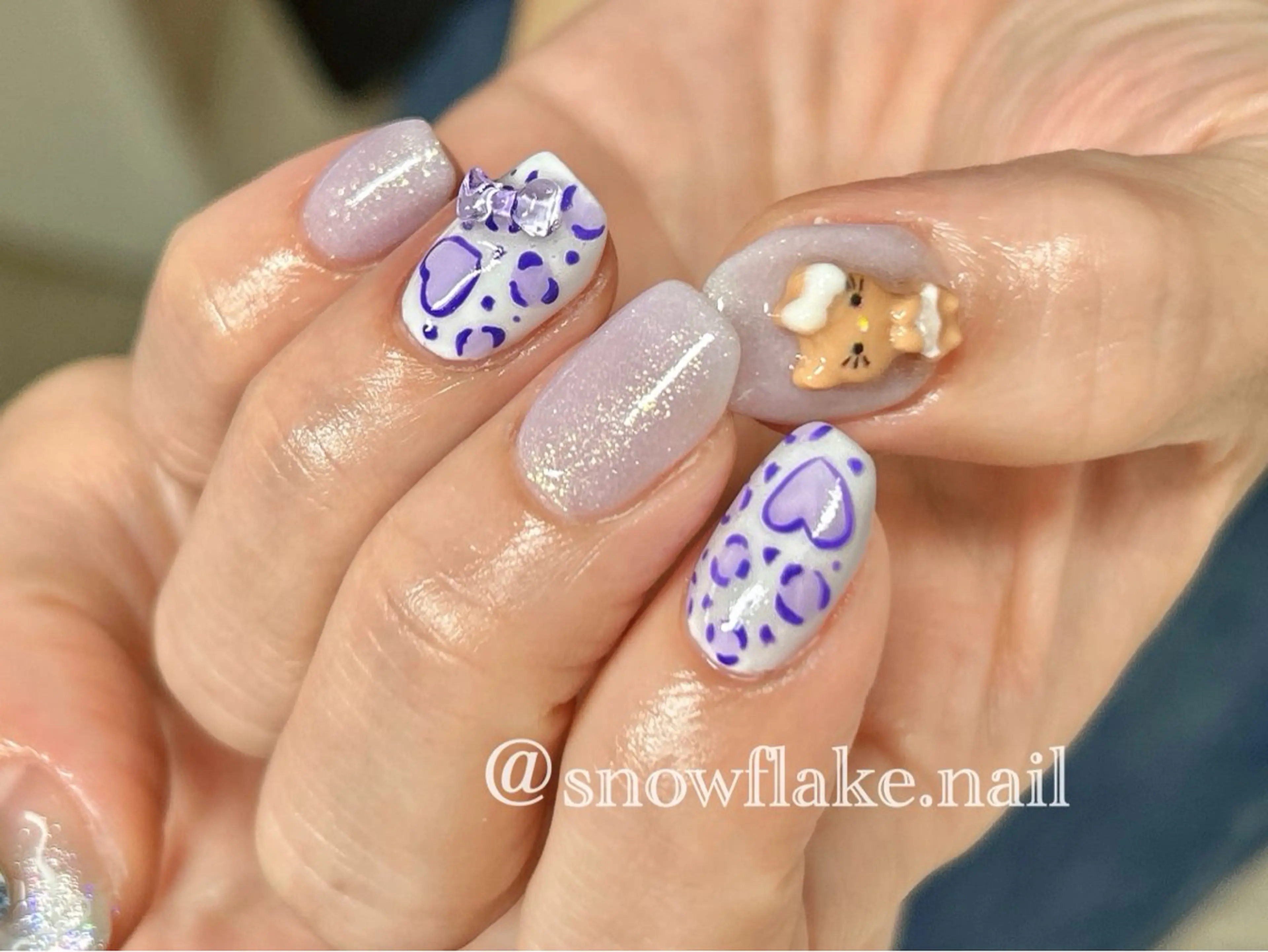 ネイル Snow flake 🫧YUKIのネイルデザイン