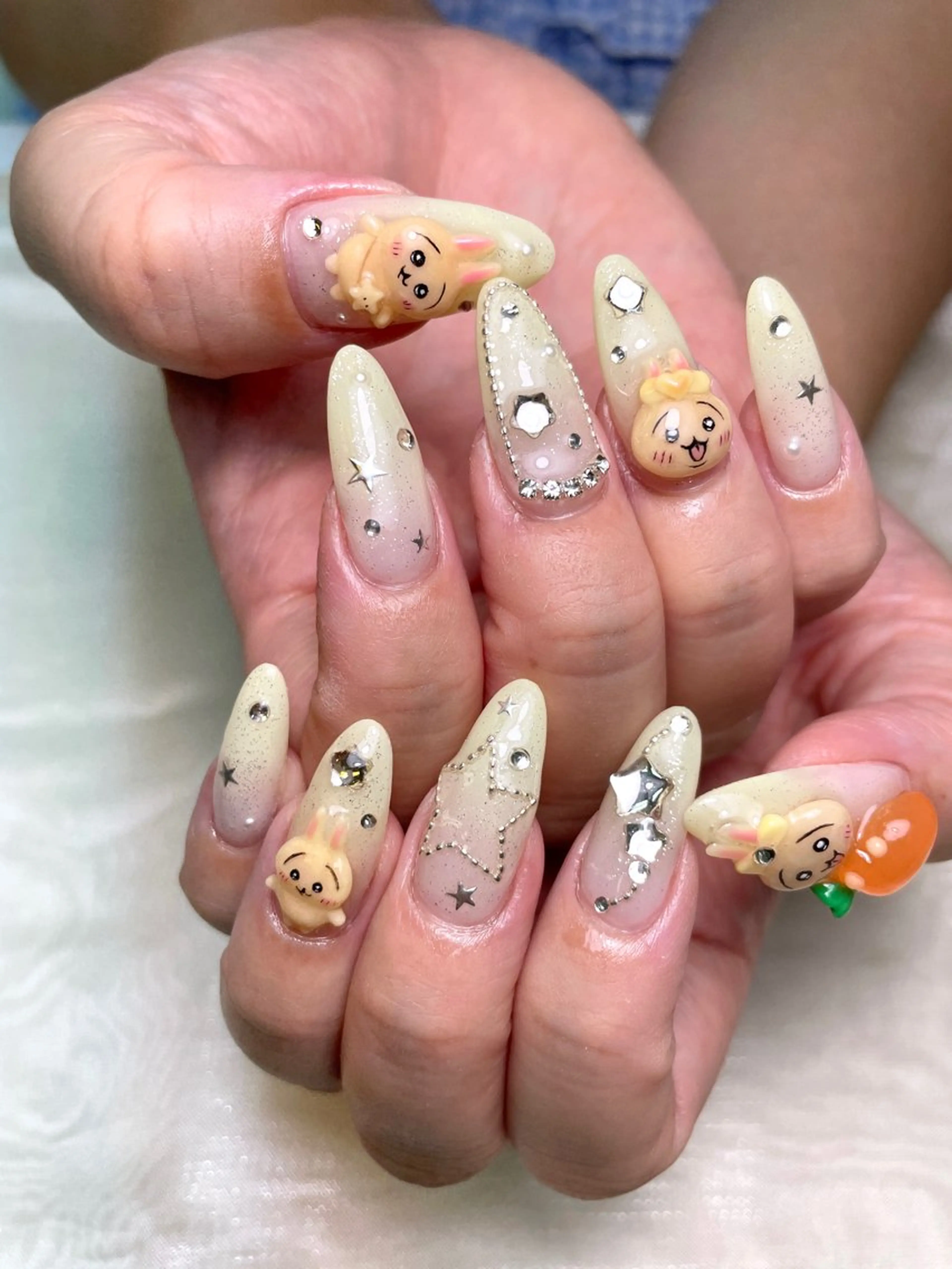 ネイル アヤメネイル 最新チップスカルプのネイルデザイン