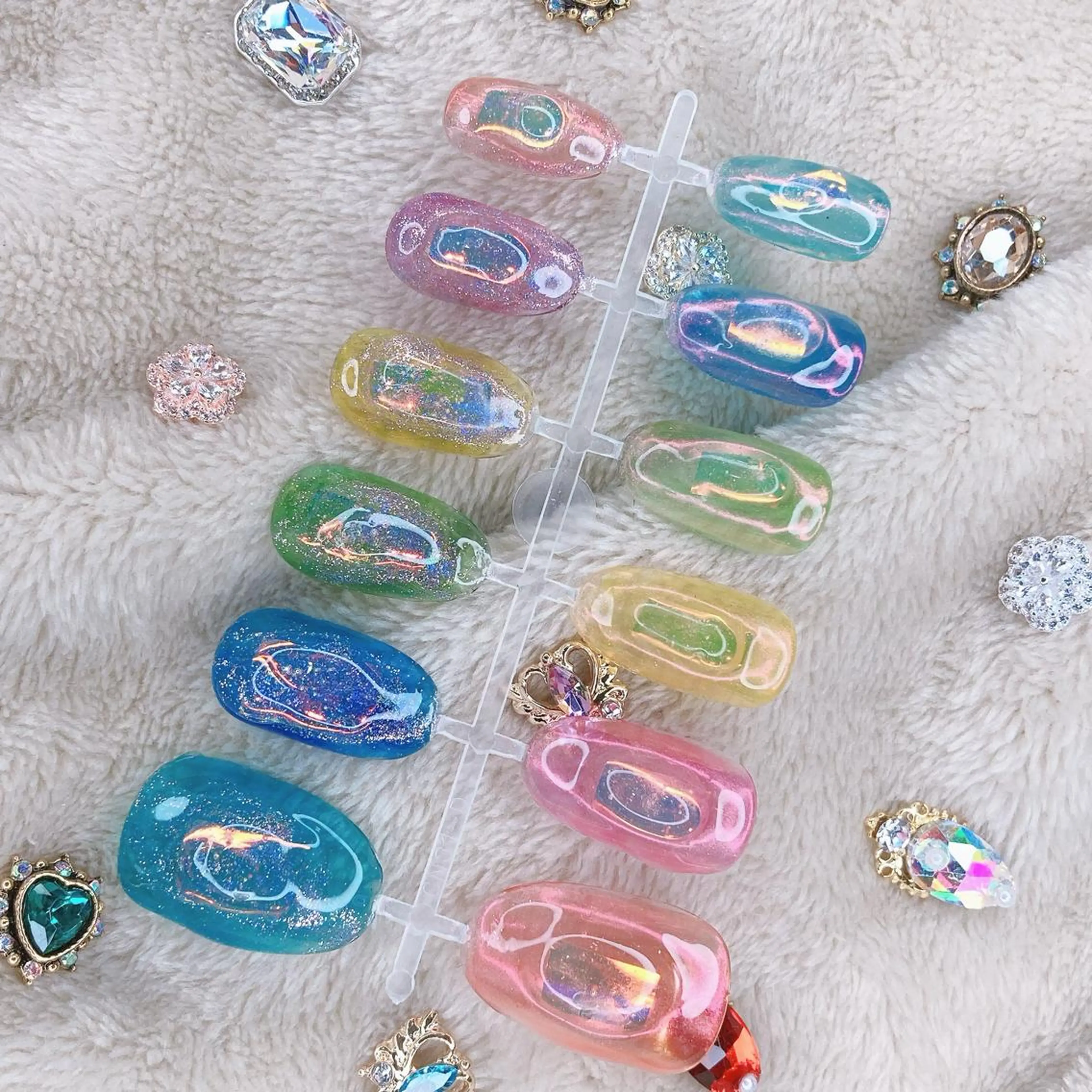 セミロング カラー パーマ ヘアアレンジ メンズ キッズ ネイル マツエク・マツパ メンズ韓国風 韓国風マツエク 韓国風ヘア 韓国ネイル Salon Ｋのネイルデザイン