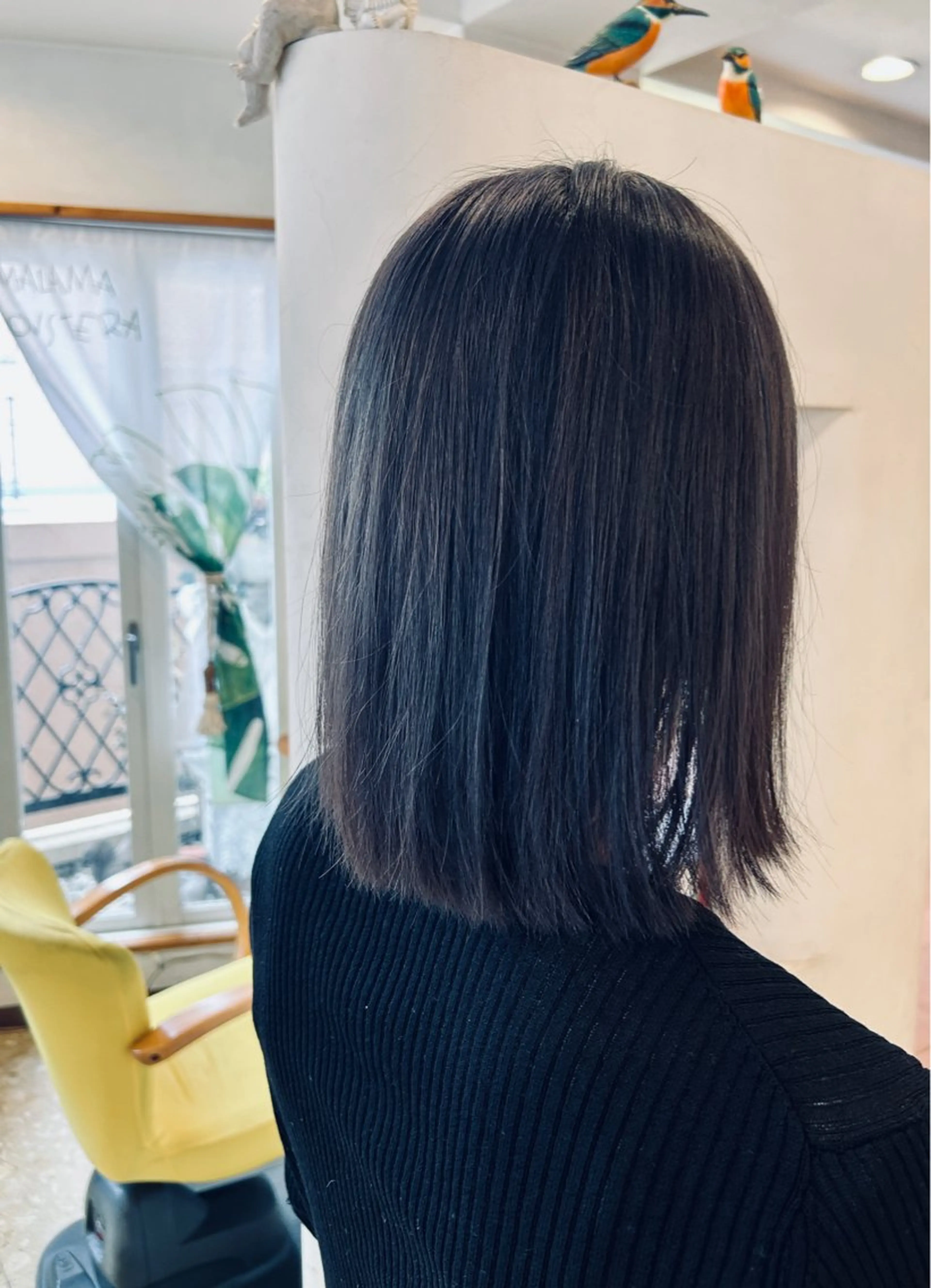 就活、実習に✨暗めに染めるトーンダウン💕黒染めも可‼️煌水フルボ酸ヘアカラー➡︎¥4,620🌈✨の写真