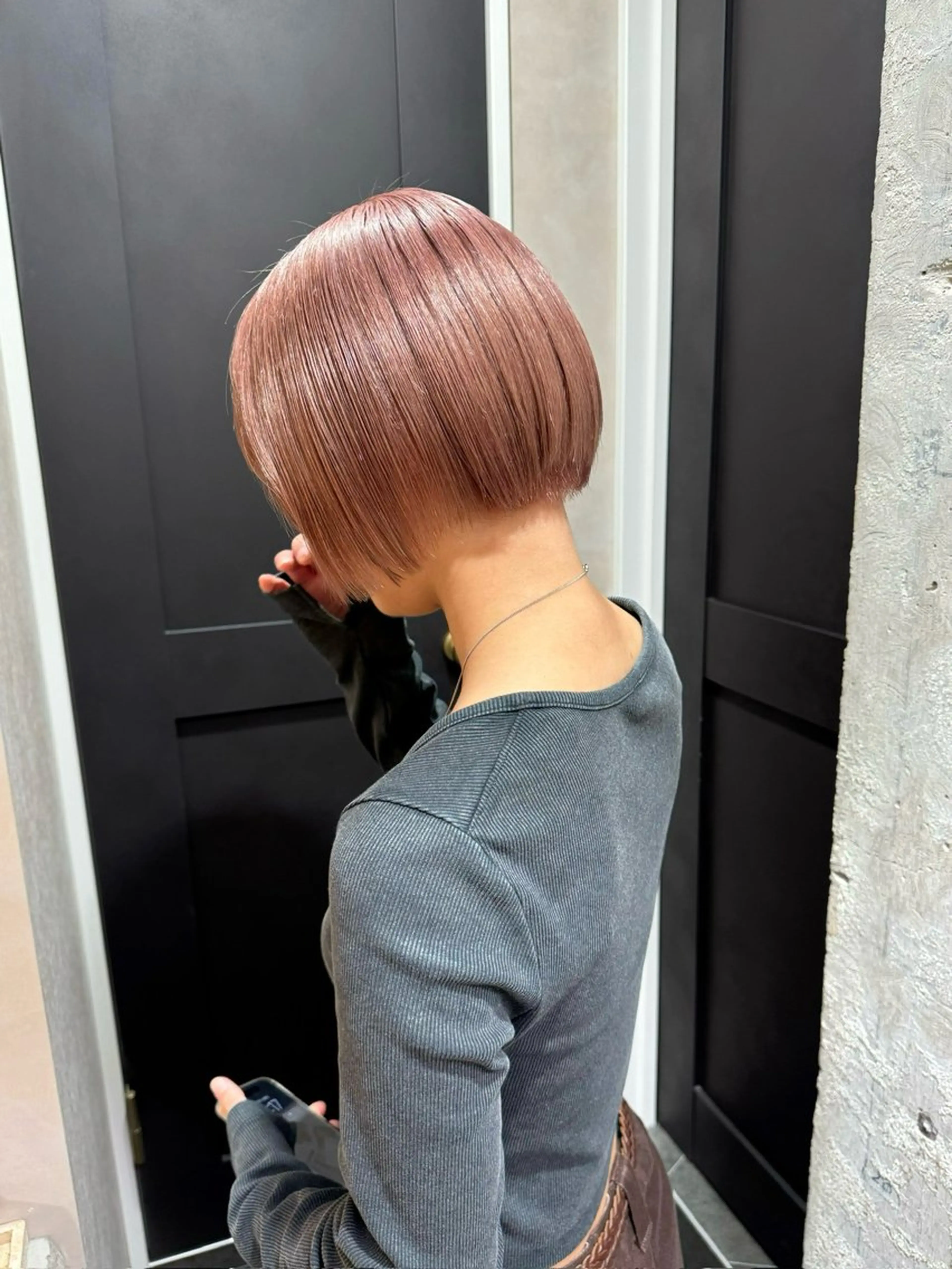 ショート カラー ayaka/暖色 /ニュアンスボブのヘアスタイル