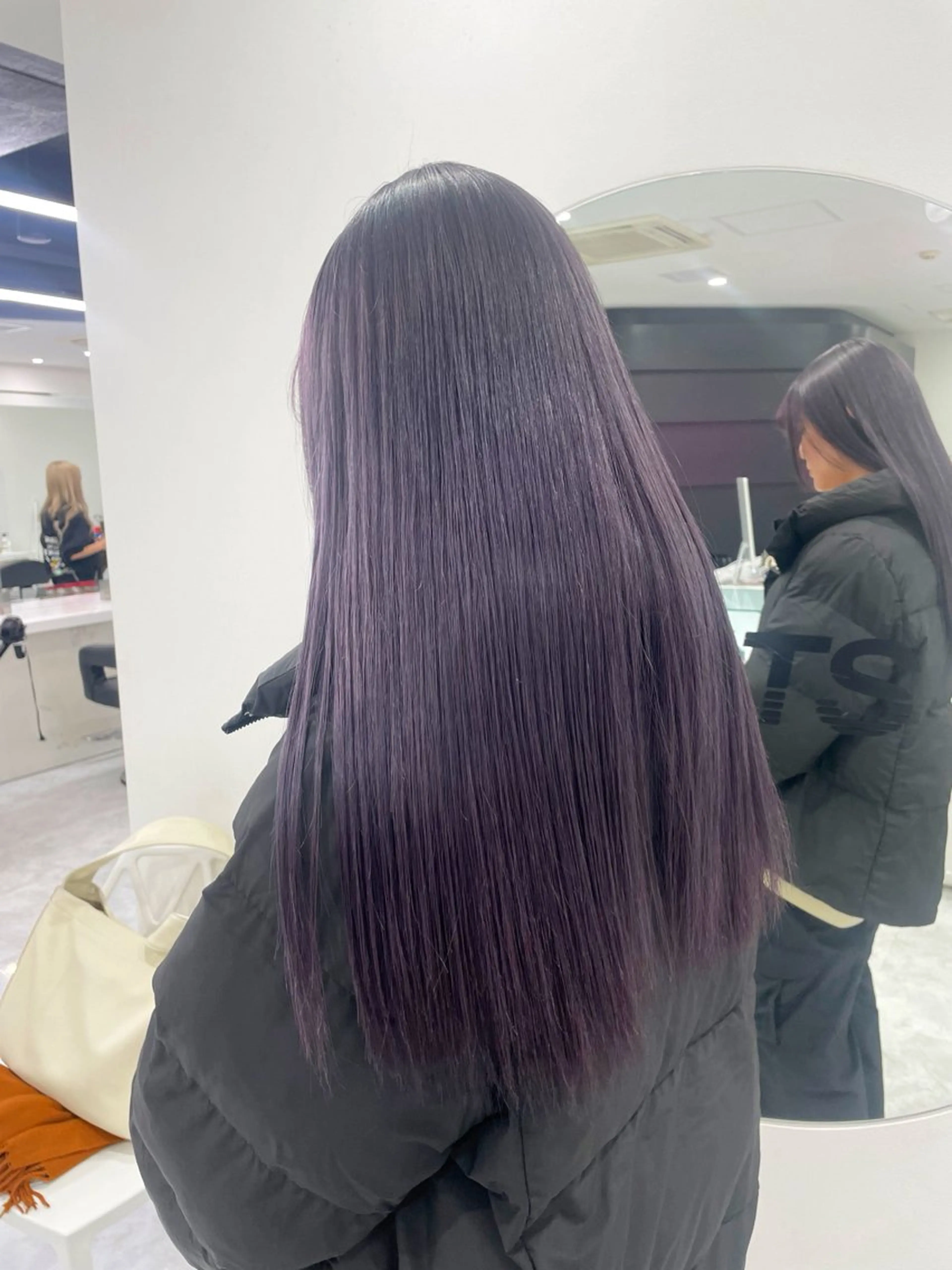 カラー ヘアカラー 🤍韓国寒色カラー 🤍MADOKAのヘアスタイル