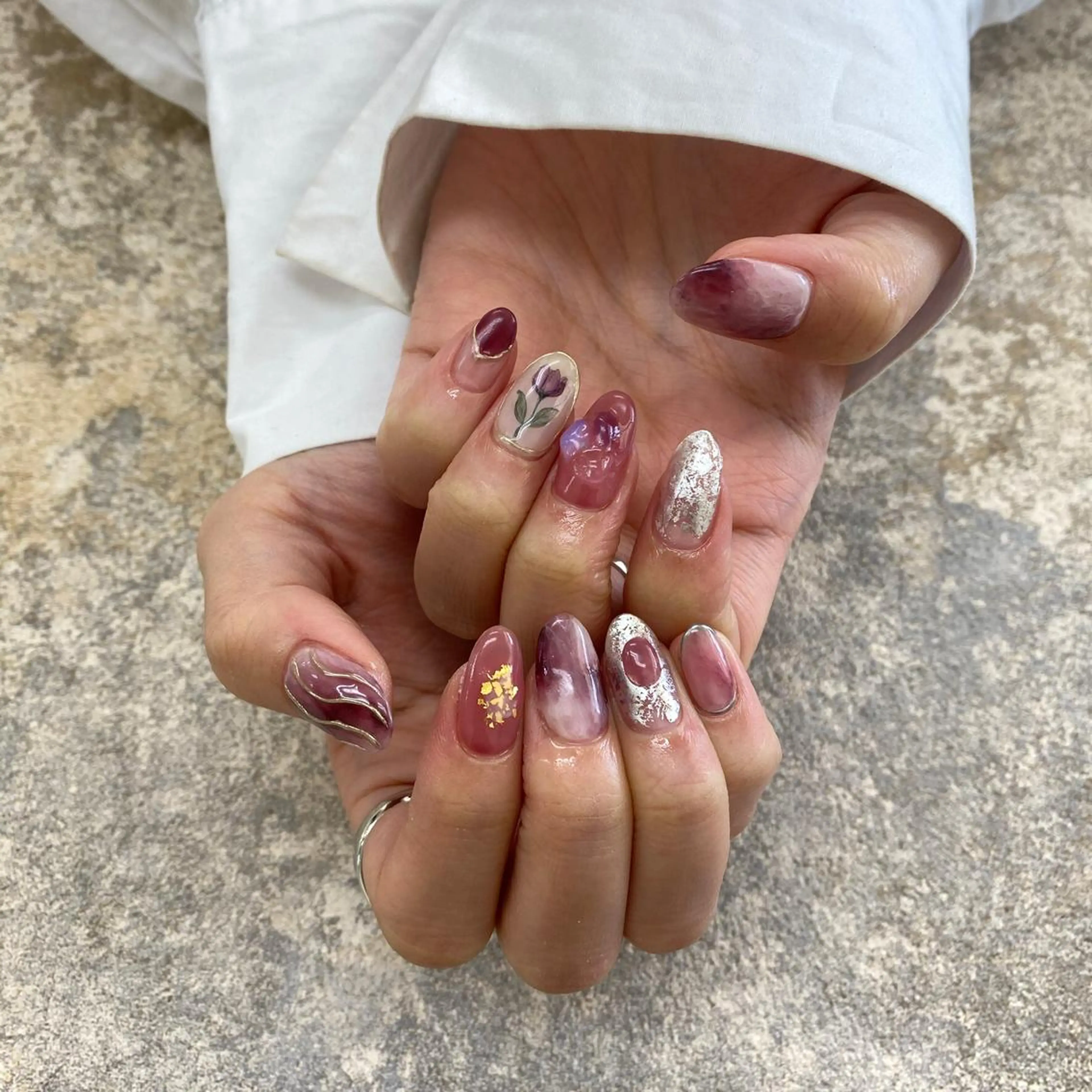 ネイル ハンドネイル Hisaka Mikiのネイルデザイン