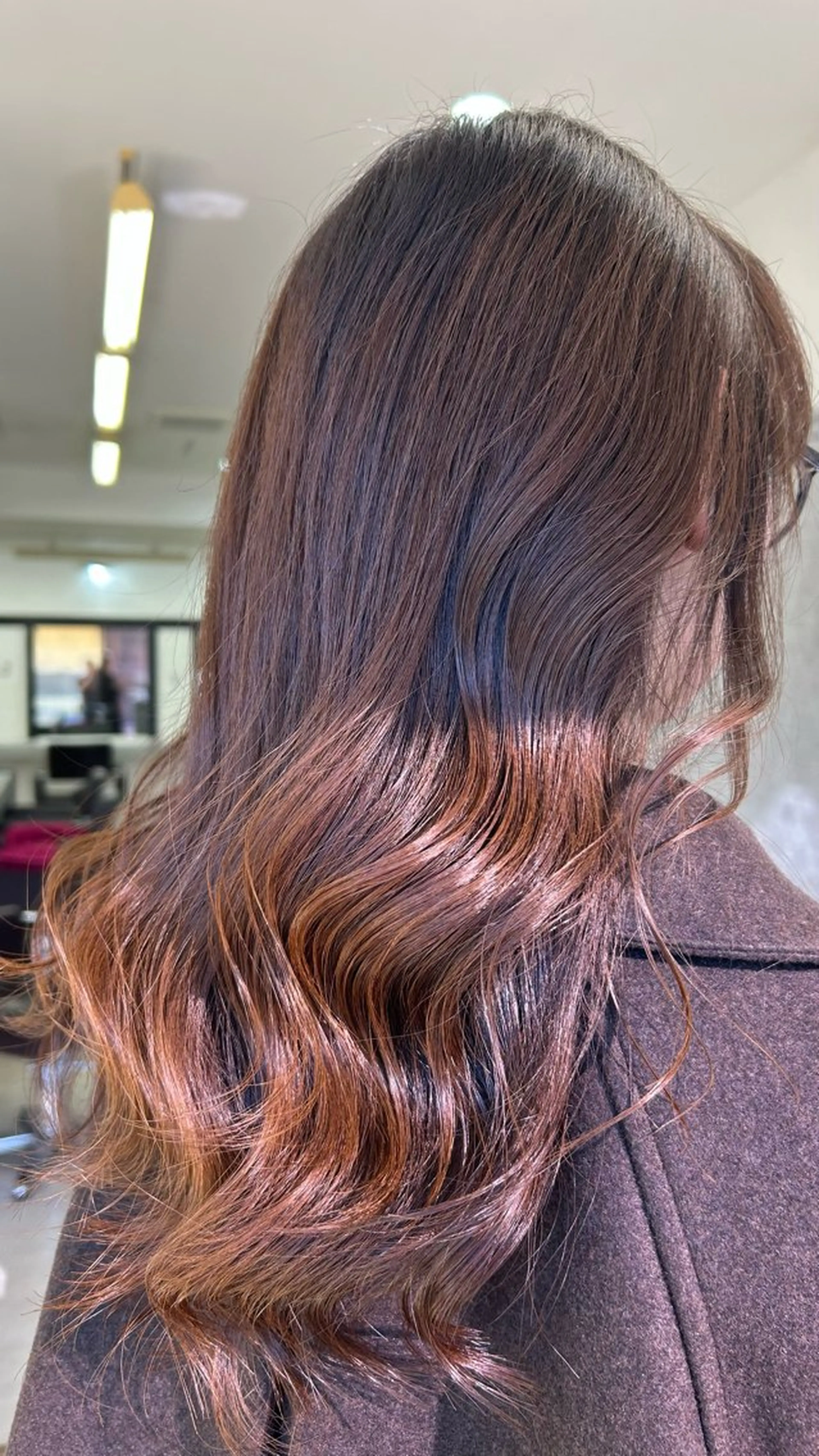 セミロング カット ❄️艶カラー/レイヤ ー/ボブ/mao❄️のヘアスタイル