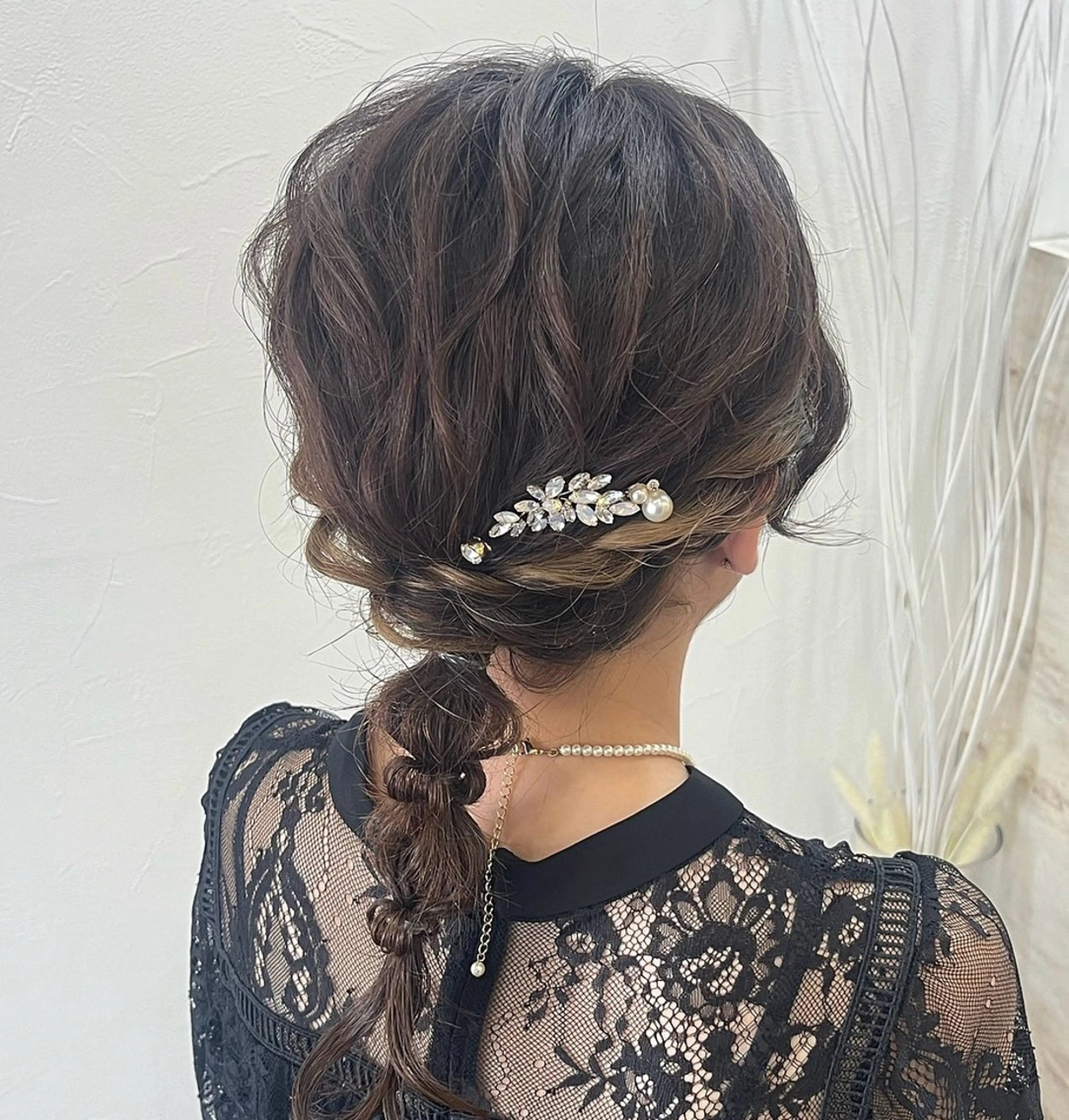 ミディアム ヘアアレンジ ヘアセット 🦋Yui🦋透明感 /艶カラー/髪質改善のヘアスタイル