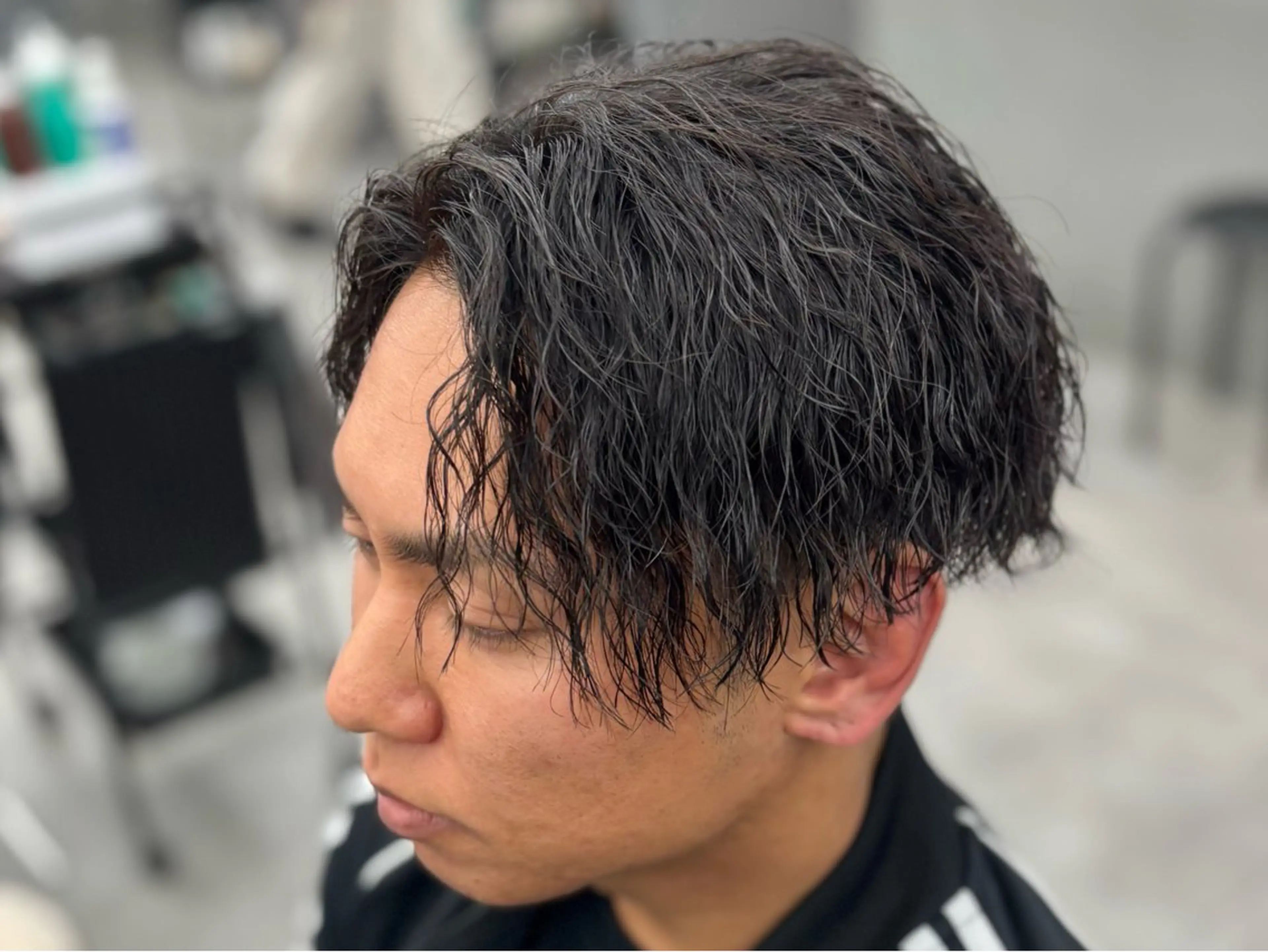 パーマ メンズ メンズパーマ カット パーマ 【ØVARL】🦁 メンズパーマ/レオのヘアスタイル