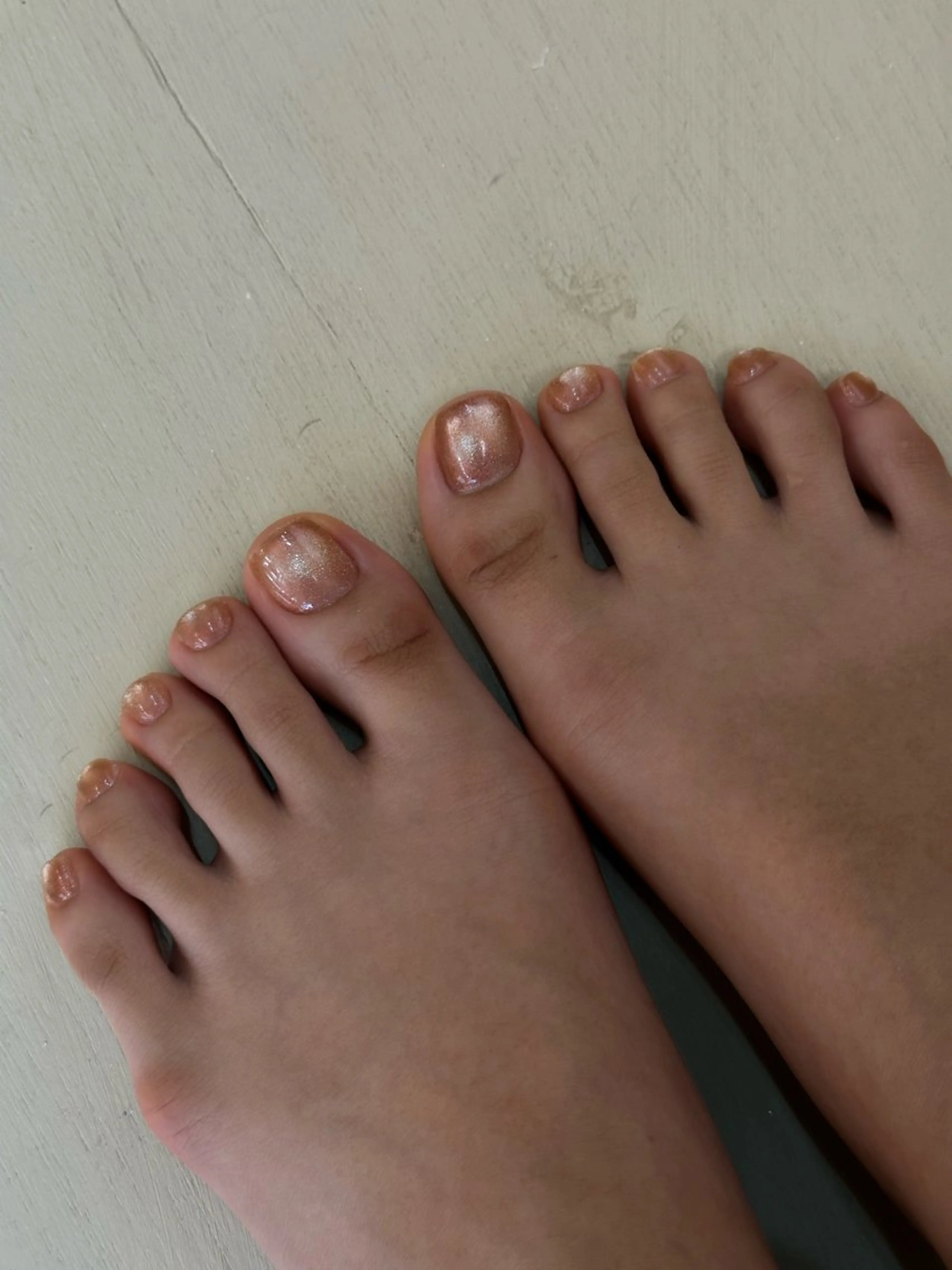 （オフなし）【モデル募集！！】foot.ワンカラー✨️技術向上の為研修ネイリストが担当！♥の写真