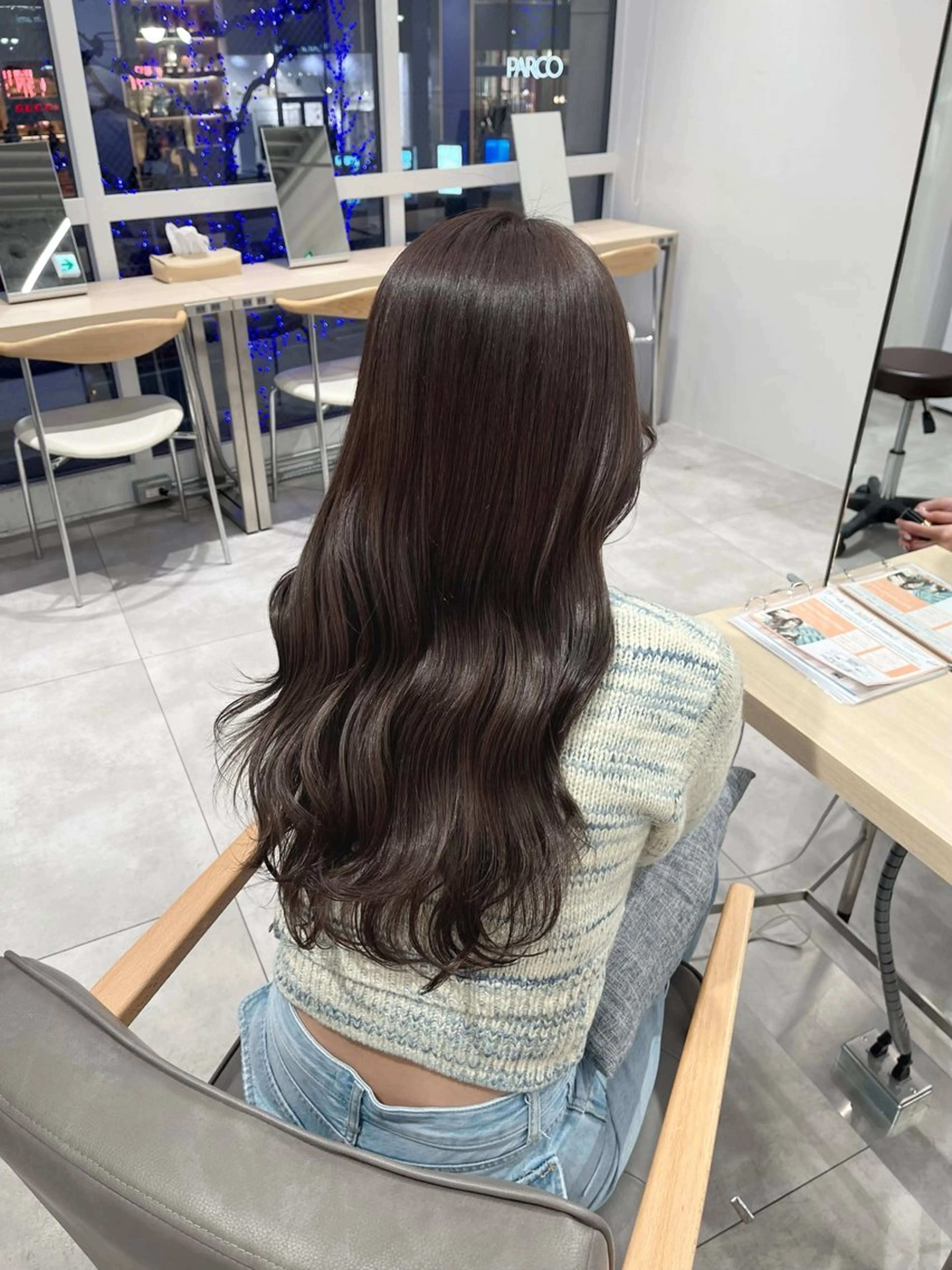 カラー ばんちなつ / ボブ/透明感カラーのヘアスタイル