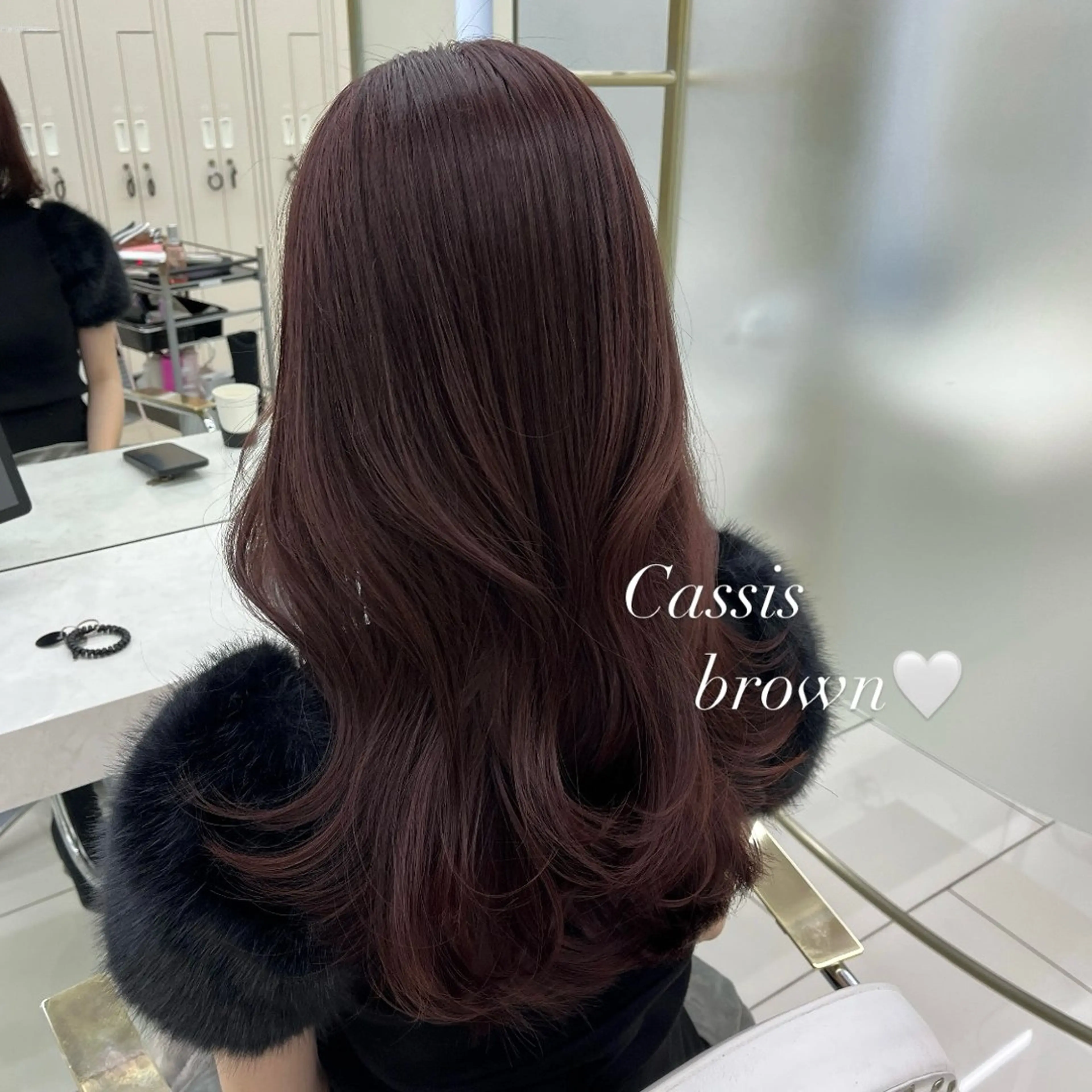 ロング カラー COA GINZA所属・ボブ/前髪/顔周り COAGINZAコモのヘアスタイル