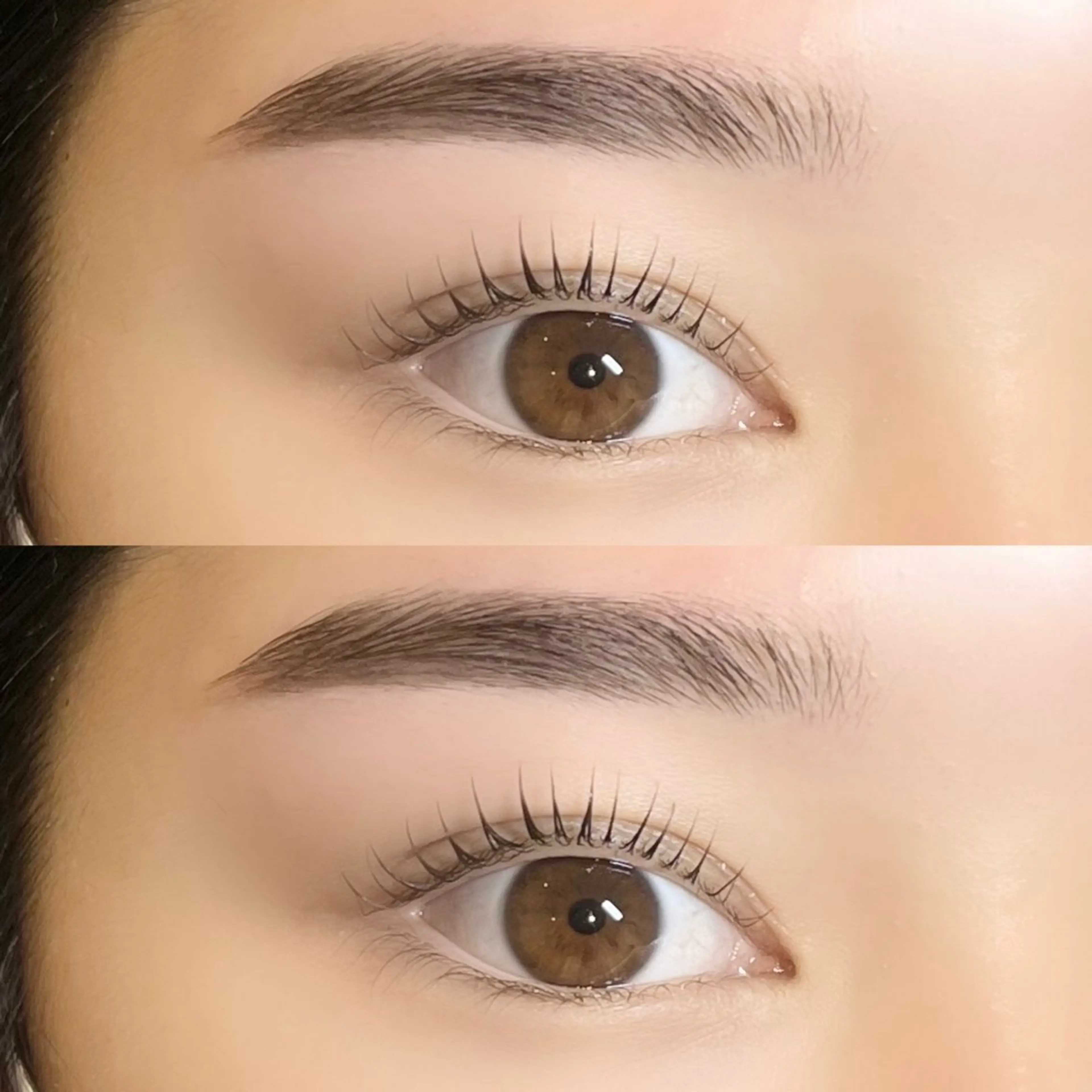 【まつ毛パーマ（カールデザイン）+眉毛wax】の写真