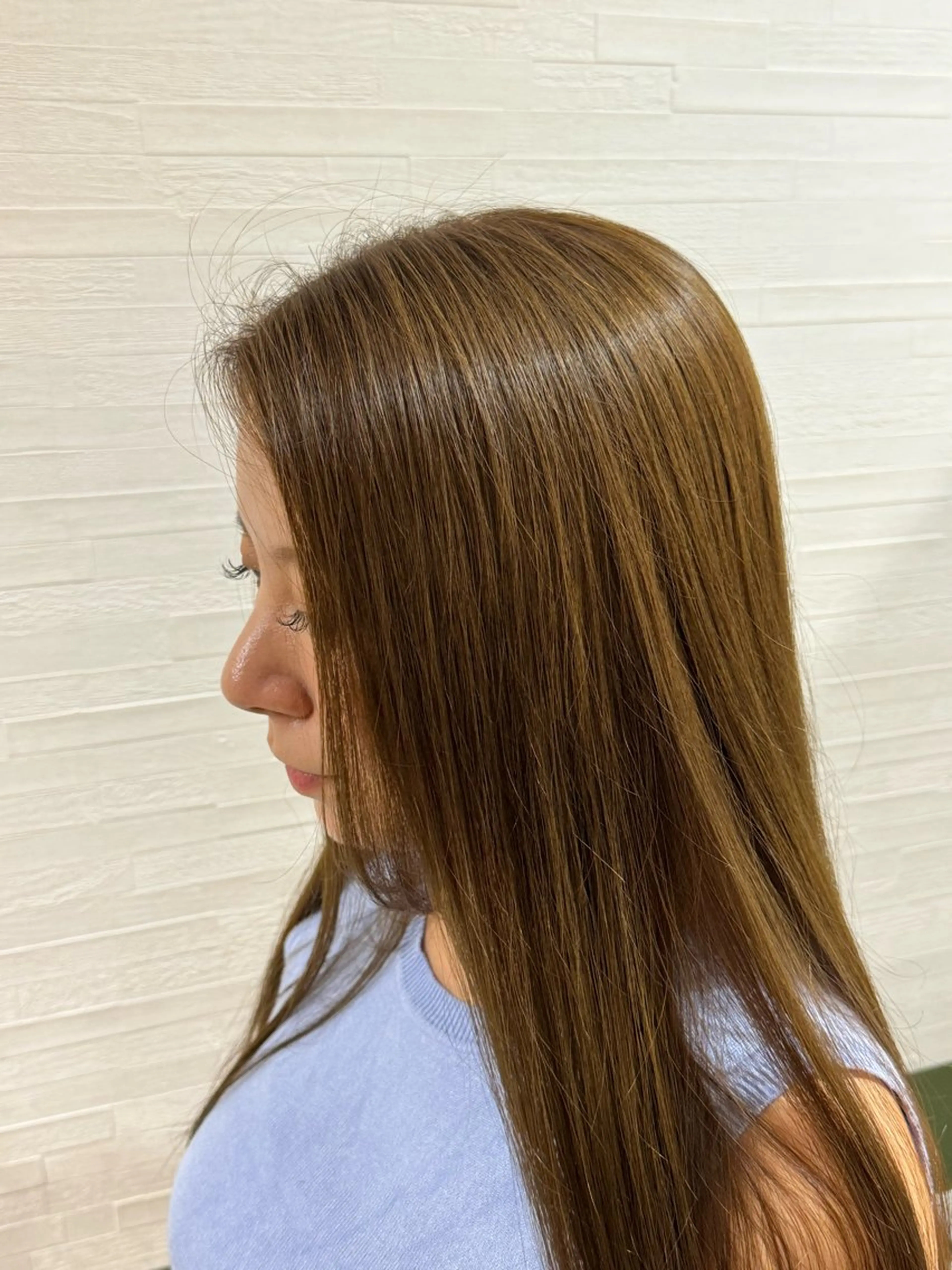 セミロング 森脇 龍星のヘアスタイル