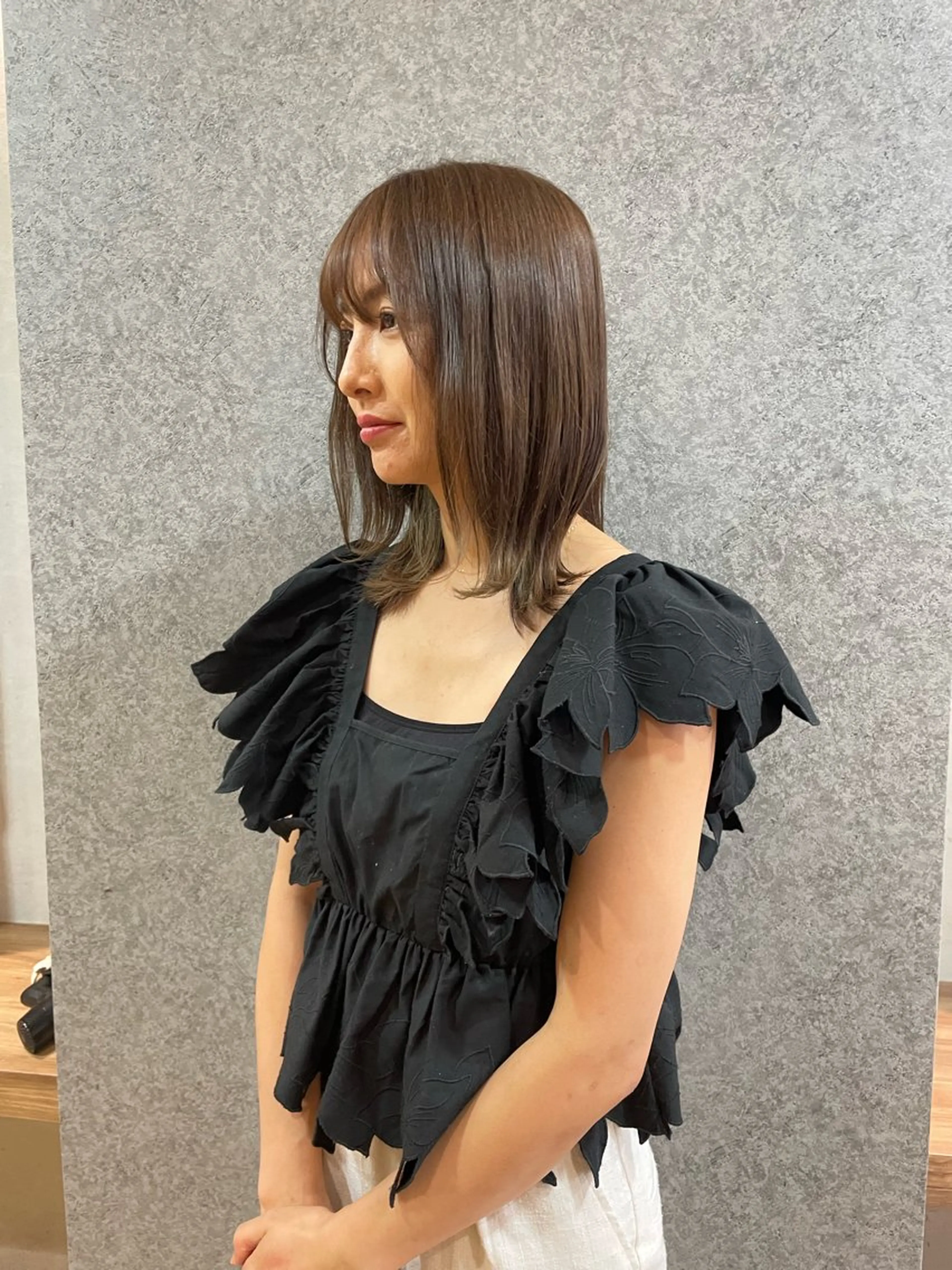 ミディアム カラー トリートメント 髪質改善/Bloss om🌷高橋沙衣のヘアスタイル