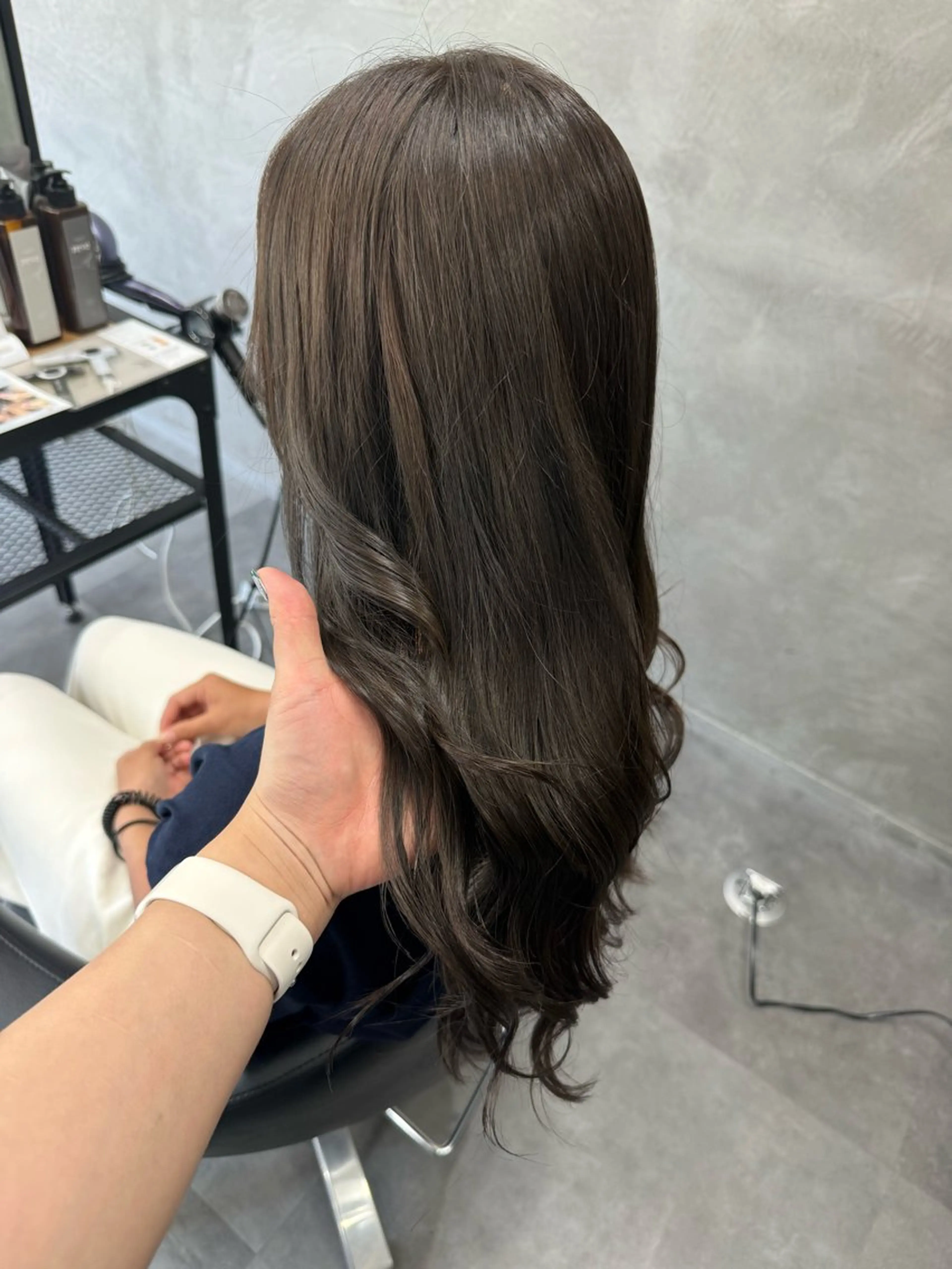 セミロング カラー ヘアカラー オルソーヘアー所属・mako /カラーモデル募集中のヘアスタイル