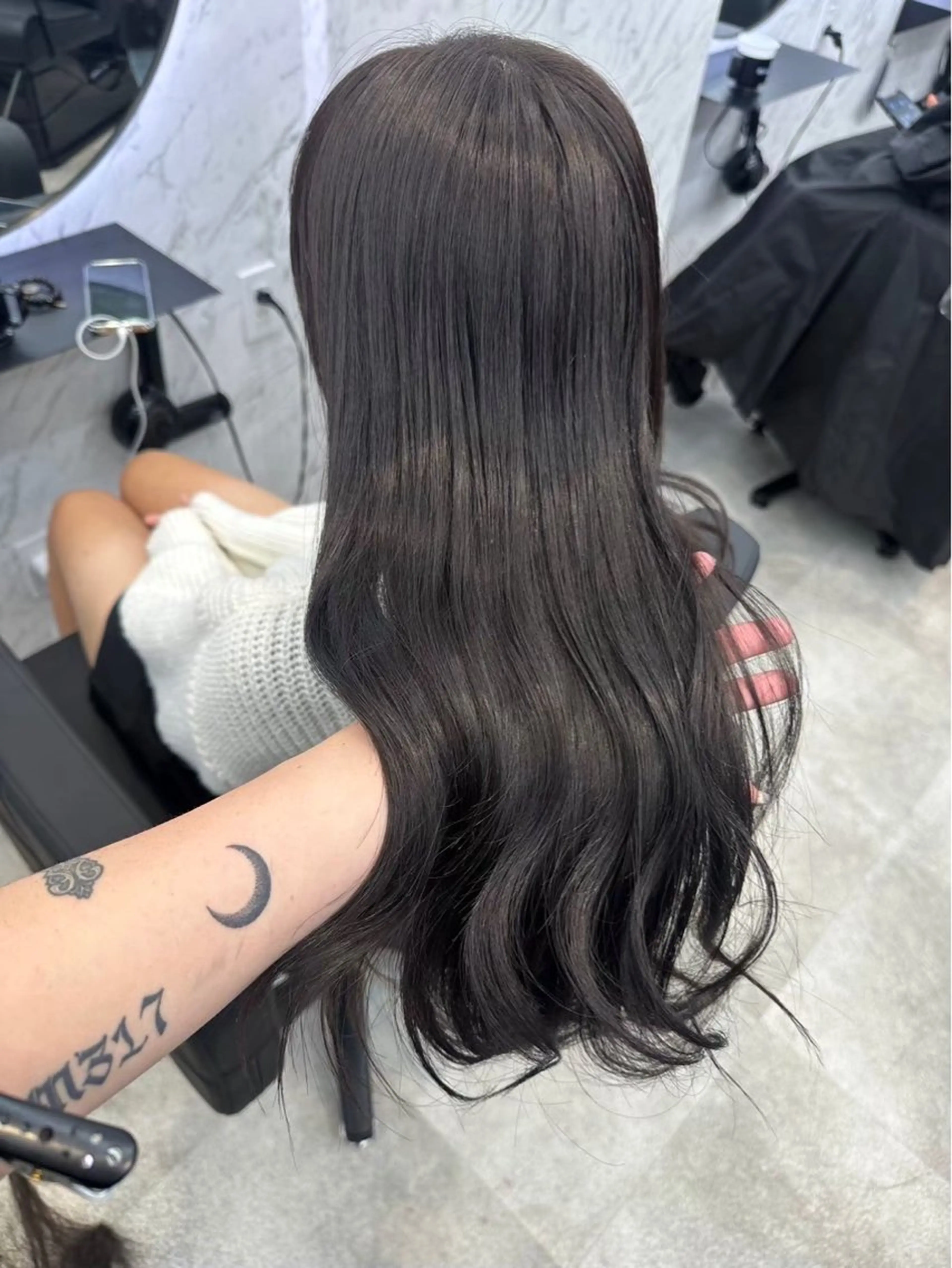 ロング カラー hair salon dot. mooda 韓国風サロン 町田店所属・韓国風ヘア🎀🩶 /♡𝓝𝓸𝓪♡のヘアスタイル