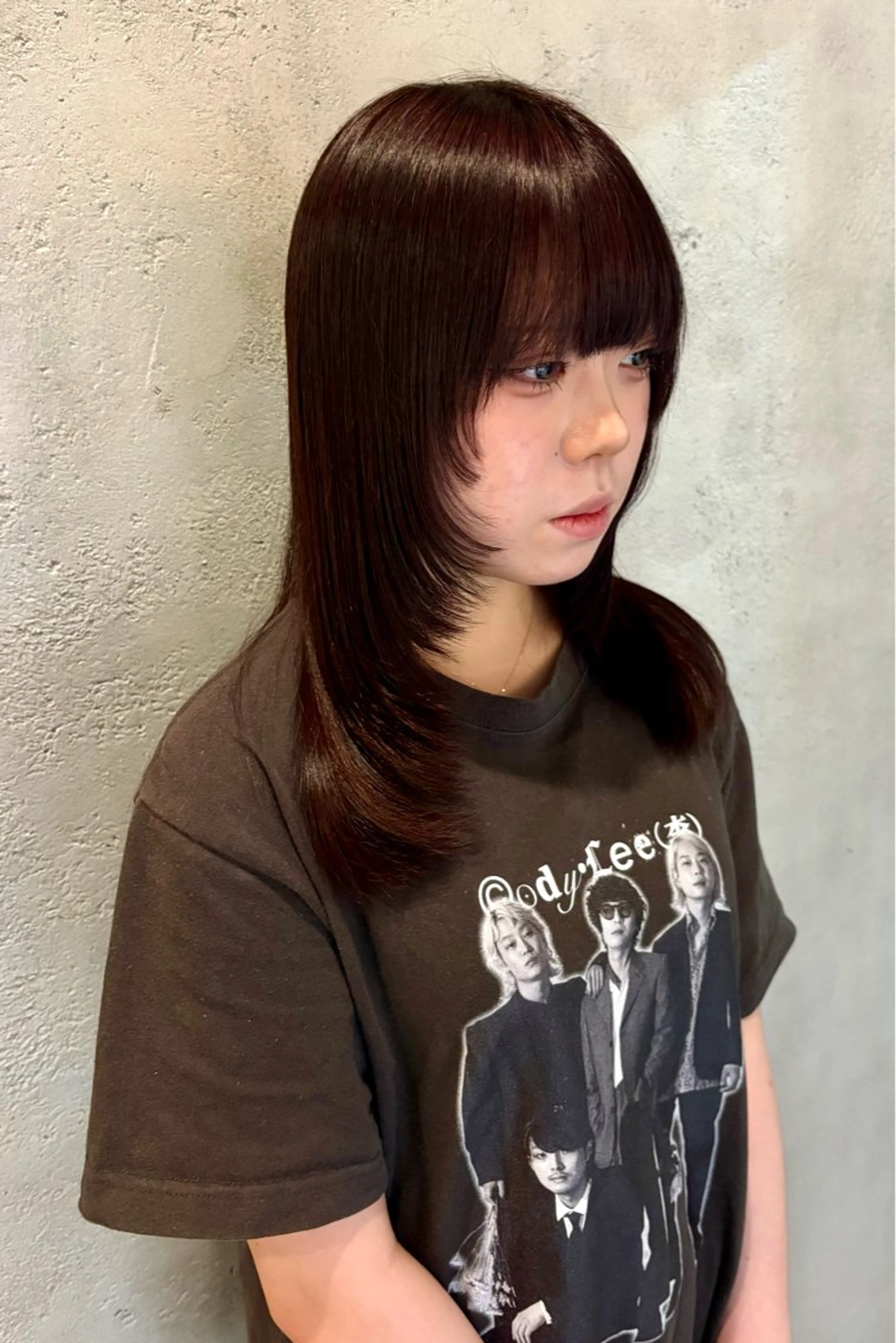 ロング カラー 菊地 紗矢のヘアスタイル