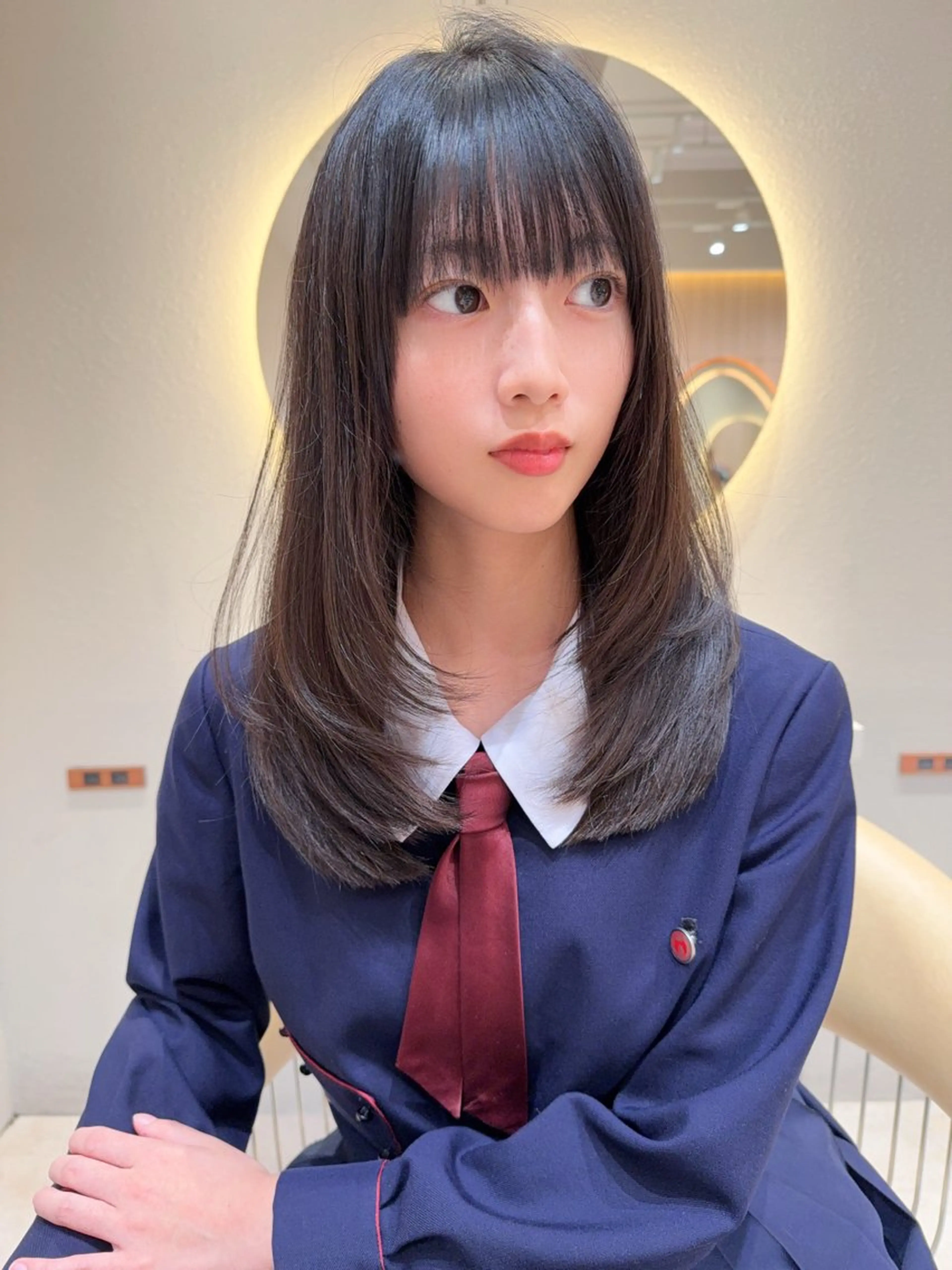 ロング カラー カット ヘアカラー トリートメント レイヤー❣️縮毛矯正 川村利幸のヘアスタイル