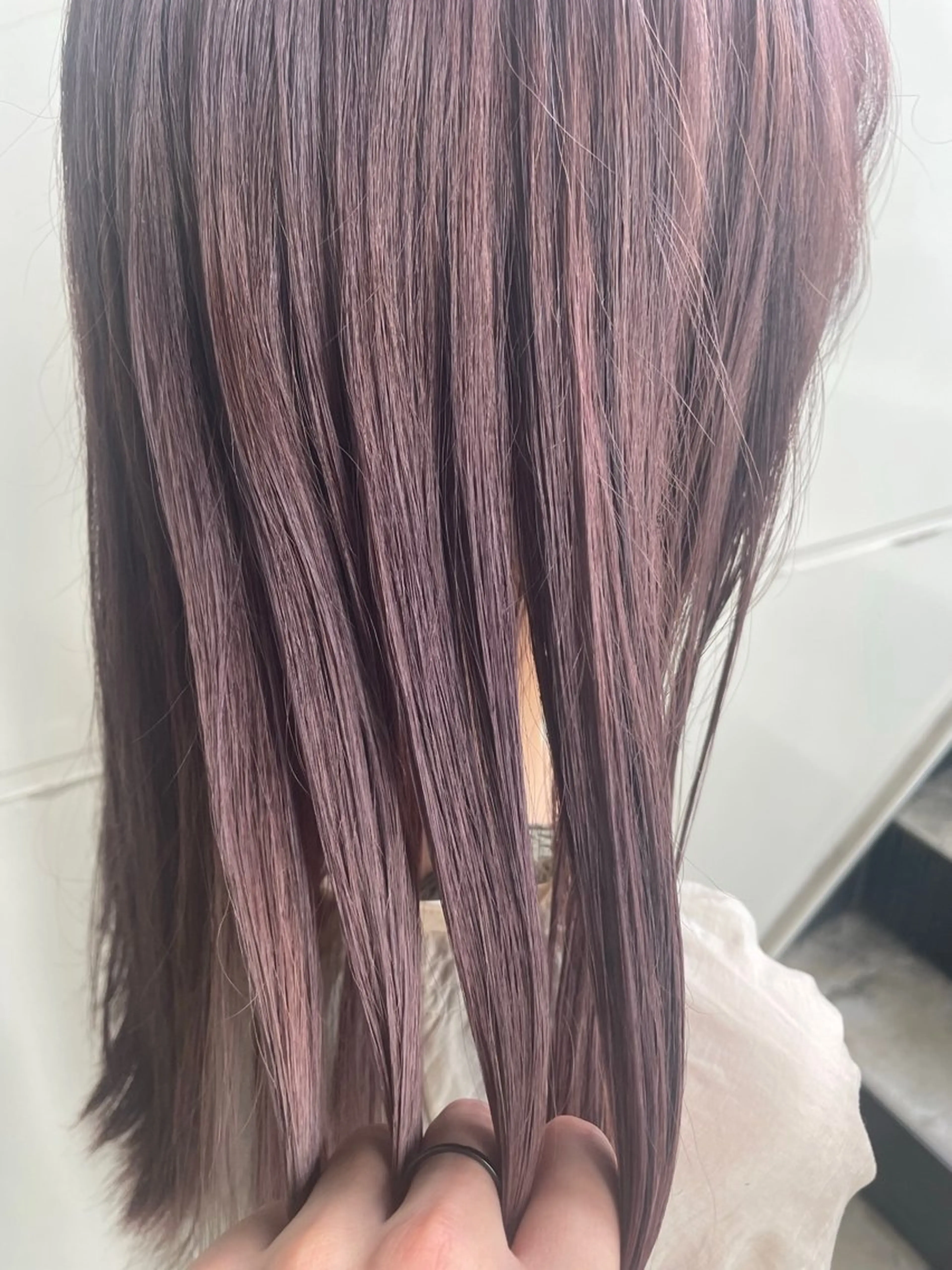 ロング カラー GO TODAY所属・ハイトーン/小顔 カット/Ayumuのヘアスタイル